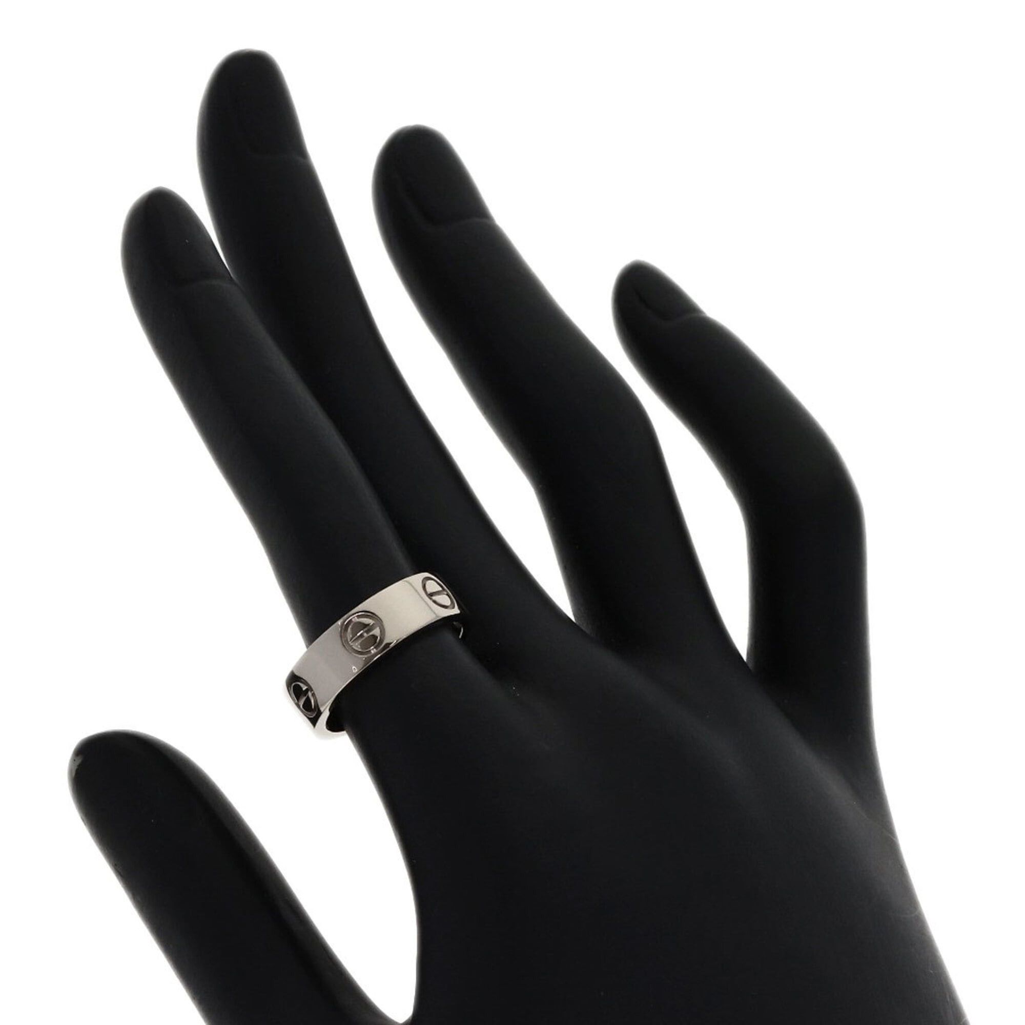 Cartier Cartier Love Ring #51, 18K White Gold, Women's Ring, CARTIER Size ONE SIZE - 5 Thumbnail