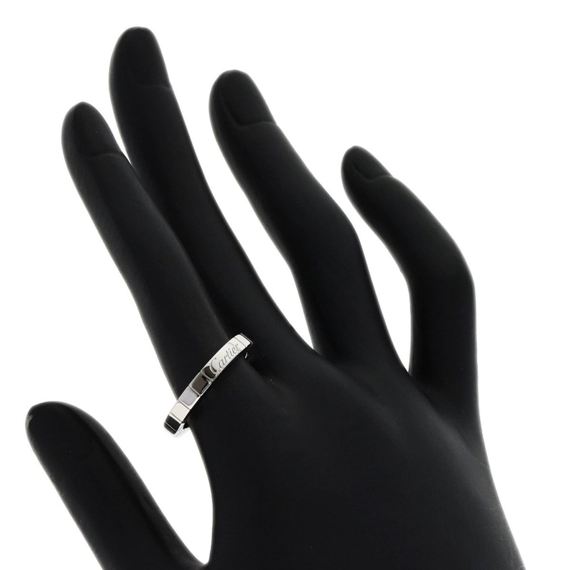 Cartier Cartier Lanieres #54 Ring, 18K White Gold, Women's, CARTIER Size ONE SIZE - 5 Thumbnail