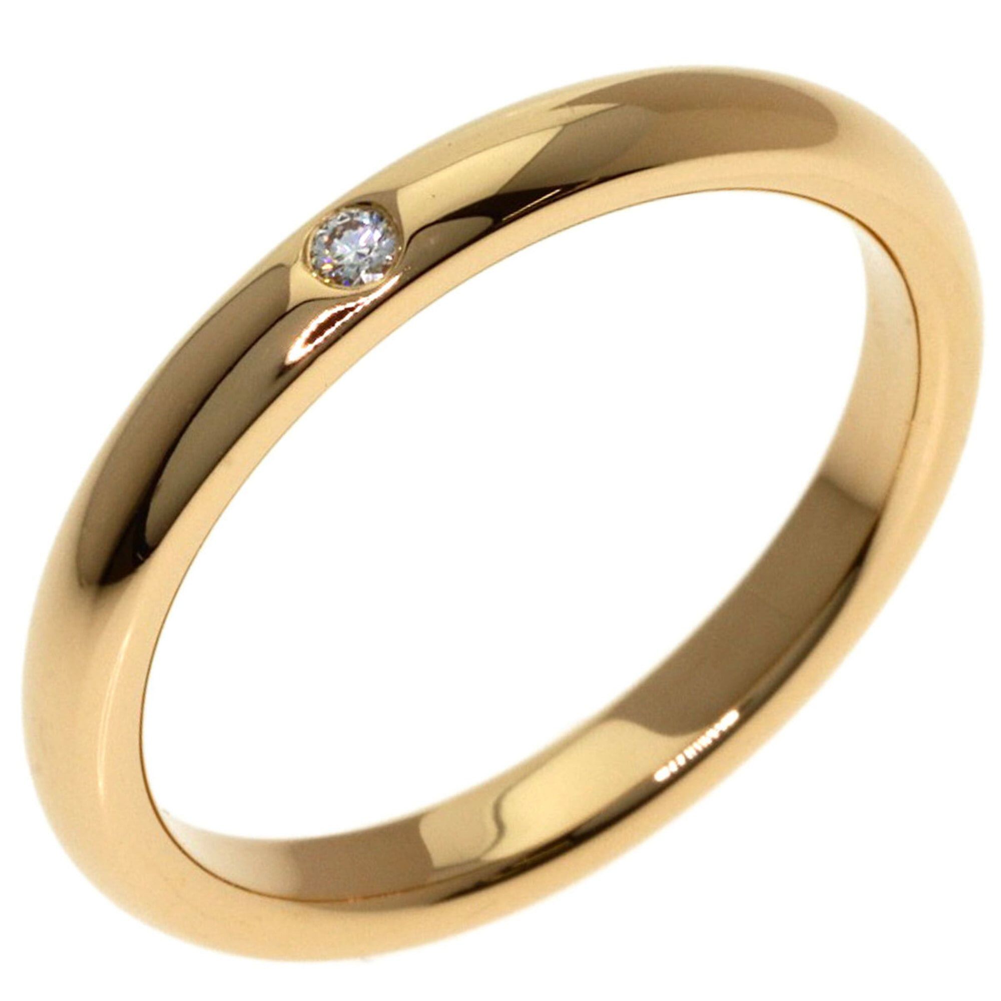 Tiffany & Co. Tiffany & Co. Stacking Band 1P Diamond Ring, 18K Pink Gold, Women's. Size ONE SIZE - 2 Thumbnail