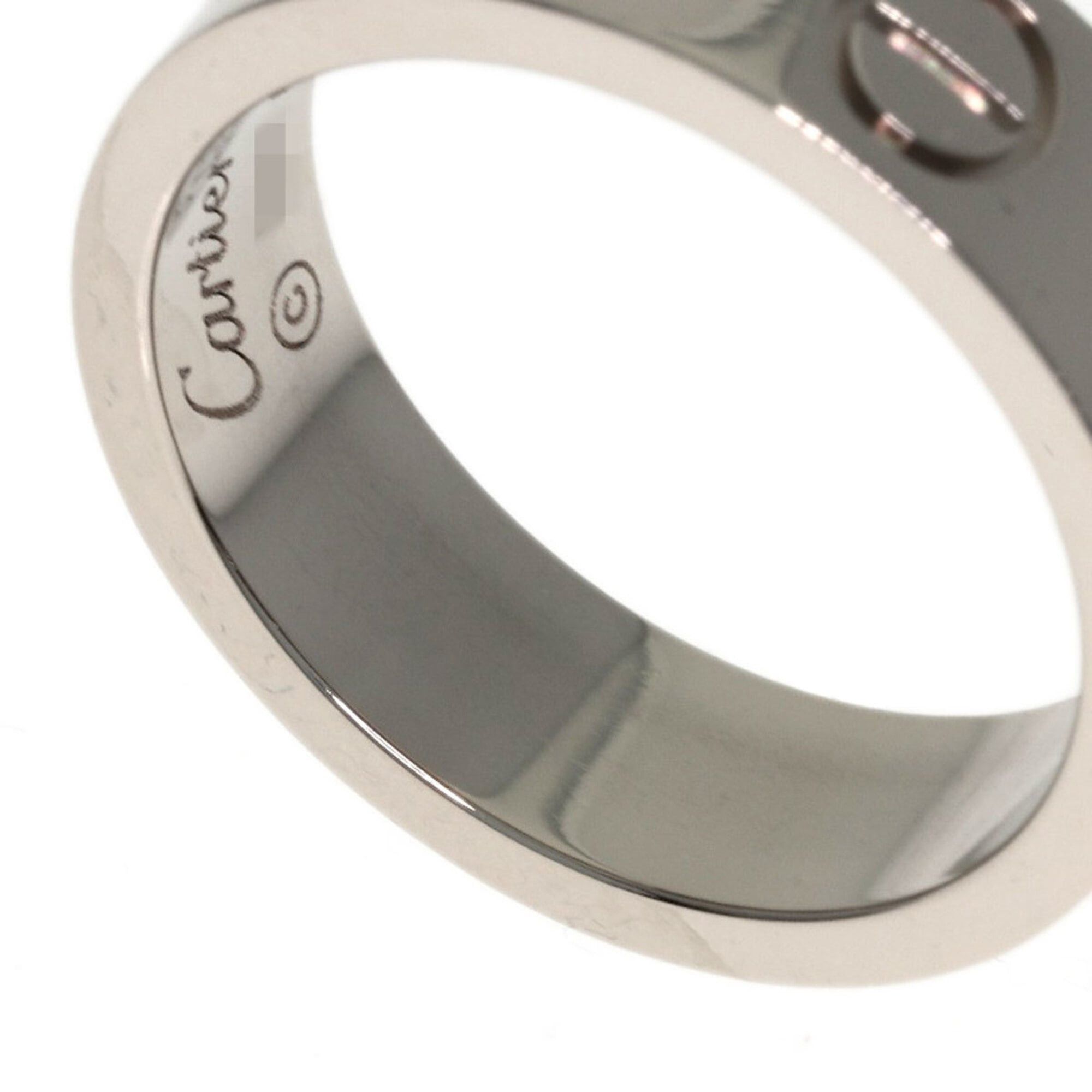 Cartier Cartier Love Ring #52, 18K White Gold, Women's Ring, CARTIER Size ONE SIZE - 9 Thumbnail