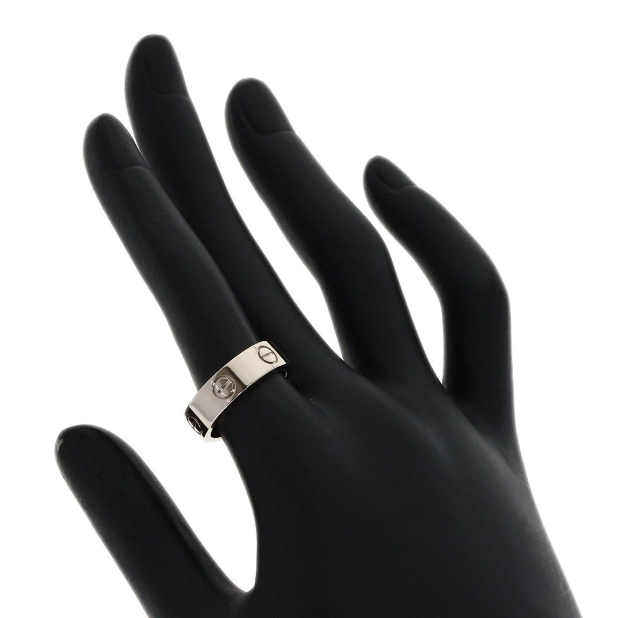 Cartier Cartier Love Ring #52, 18K White Gold, Women's Ring, CARTIER Size ONE SIZE - 5 Thumbnail