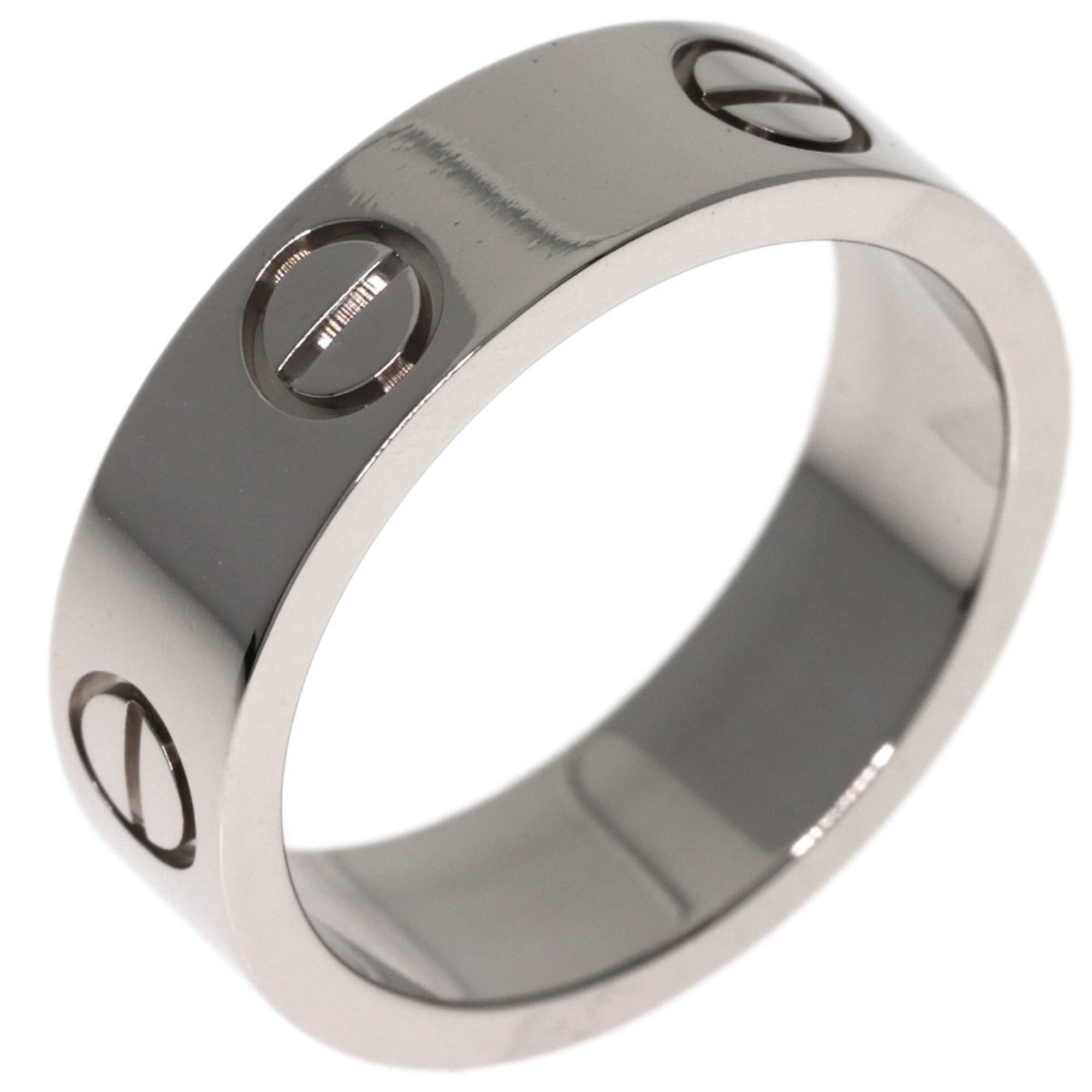 Cartier Cartier Love Ring #52, 18K White Gold, Women's Ring, CARTIER Size ONE SIZE - 2 Thumbnail