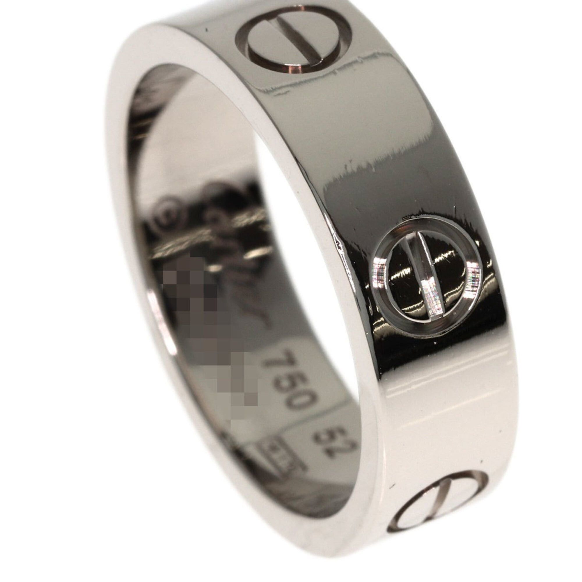 Cartier Cartier Love Ring #52, 18K White Gold, Women's Ring, CARTIER Size ONE SIZE - 6 Thumbnail