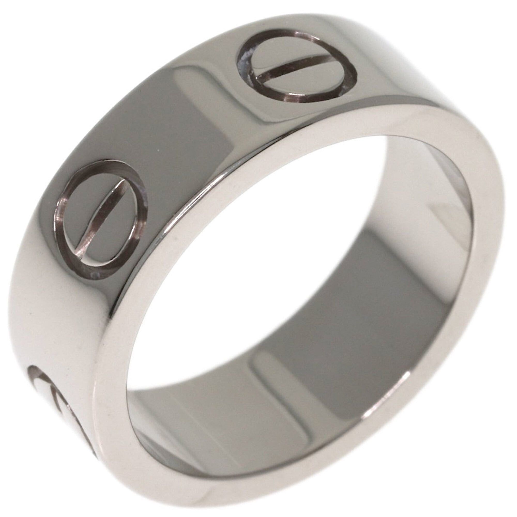 Cartier Cartier Love Ring #45, 18K White Gold, Women's Ring, CARTIER Size ONE SIZE - 2 Thumbnail