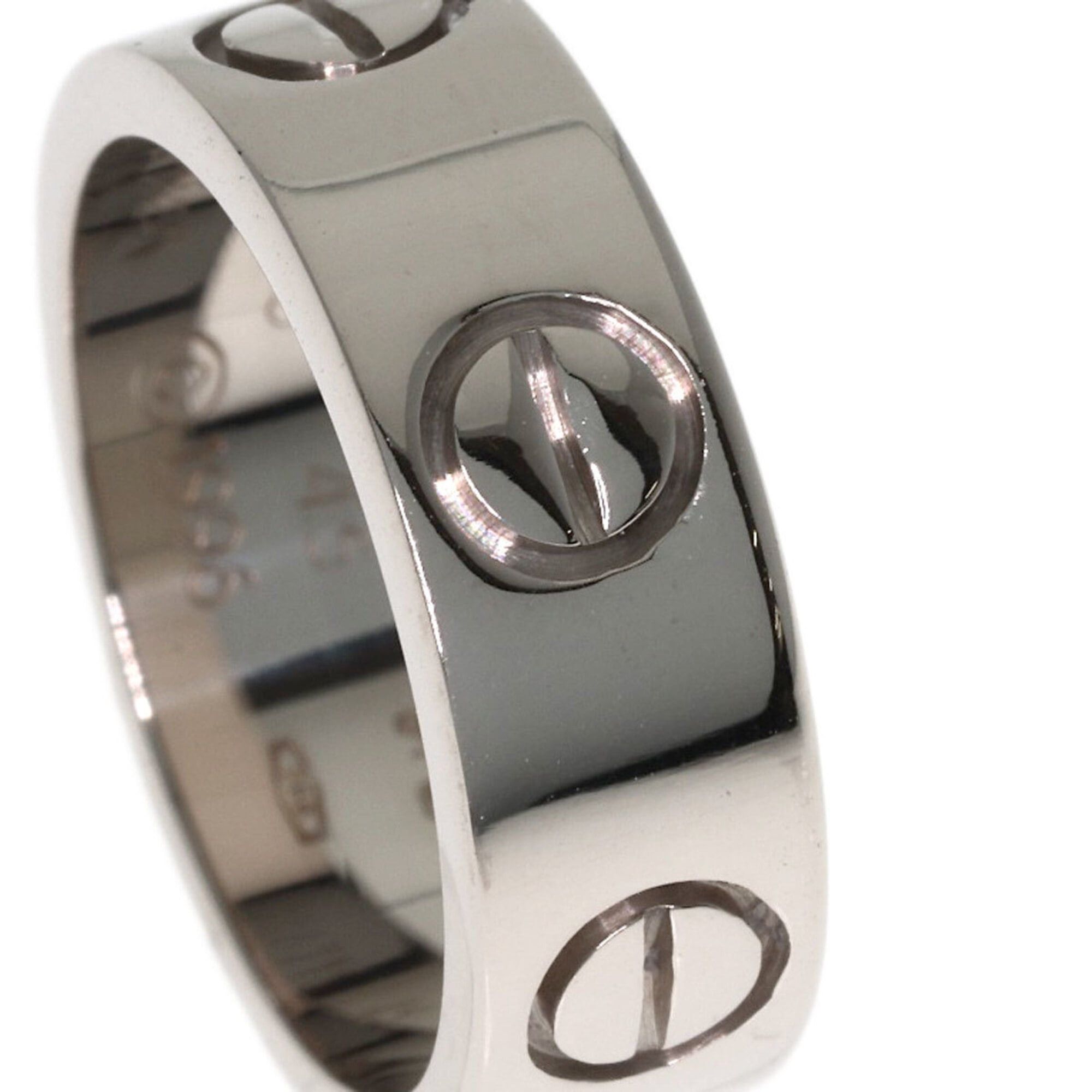 Cartier Cartier Love Ring #45, 18K White Gold, Women's Ring, CARTIER Size ONE SIZE - 8 Thumbnail