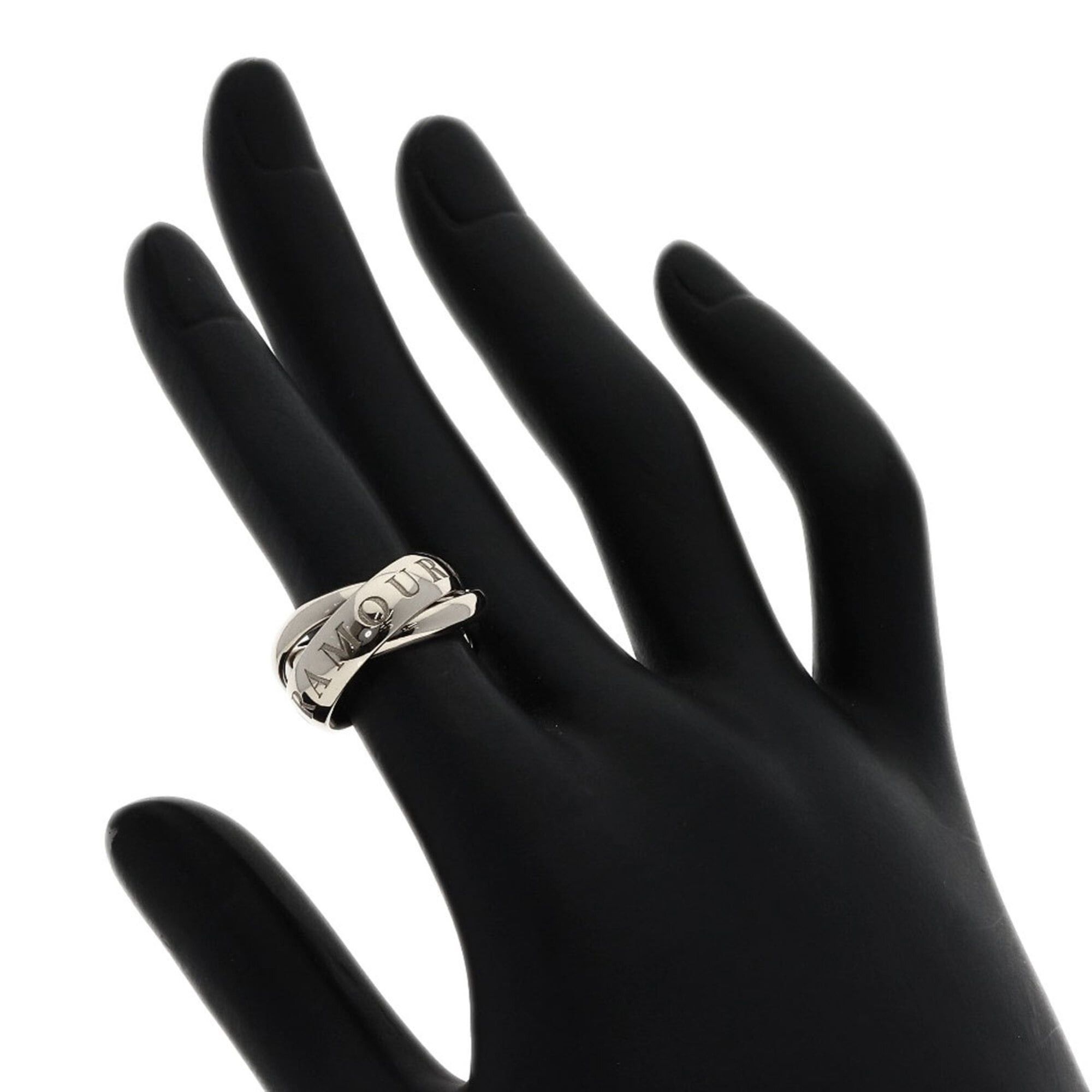 Cartier Cartier Trinity 1998 Christmas Limited Edition #47 Ring, 18K White Gold, Women's, CARTIER Size ONE SIZE - 5 Thumbnail