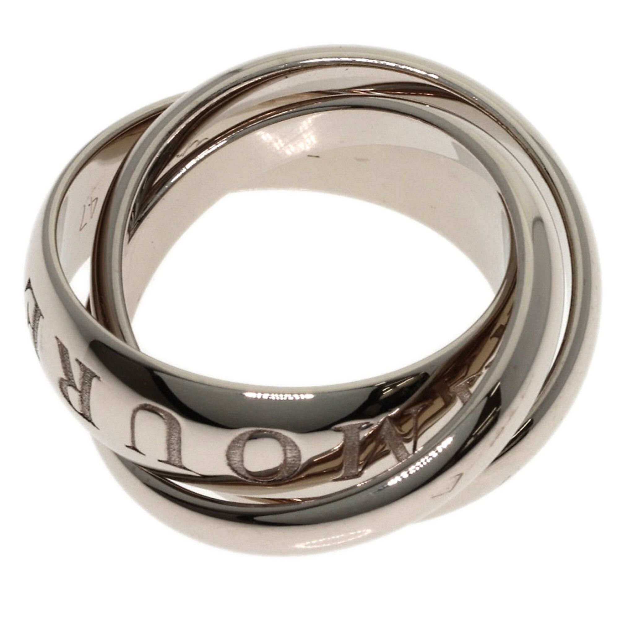 Cartier Cartier Trinity 1998 Christmas Limited Edition #47 Ring, 18K White Gold, Women's, CARTIER Size ONE SIZE - 8 Thumbnail