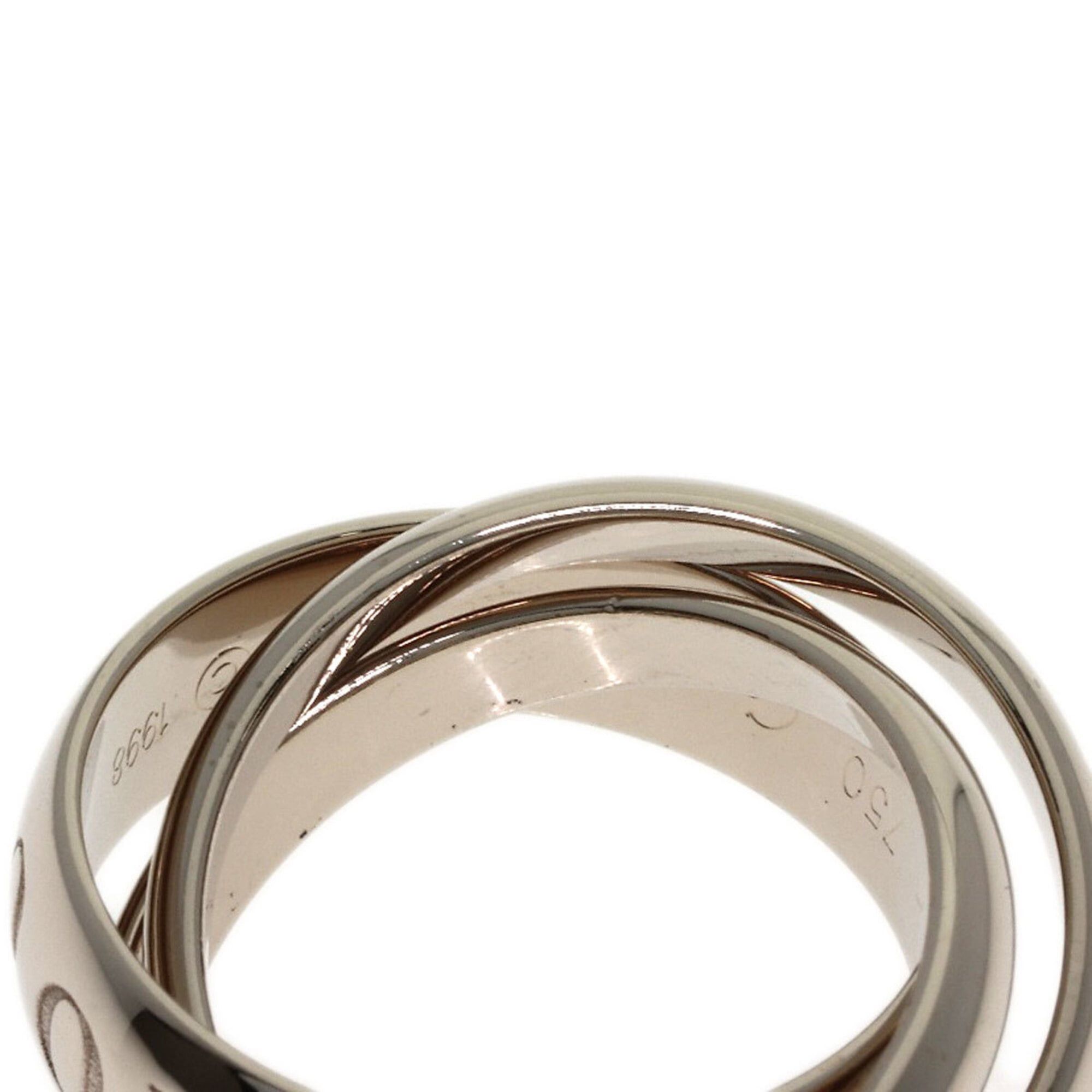 Cartier Cartier Trinity 1998 Christmas Limited Edition #47 Ring, 18K White Gold, Women's, CARTIER Size ONE SIZE - 7 Thumbnail