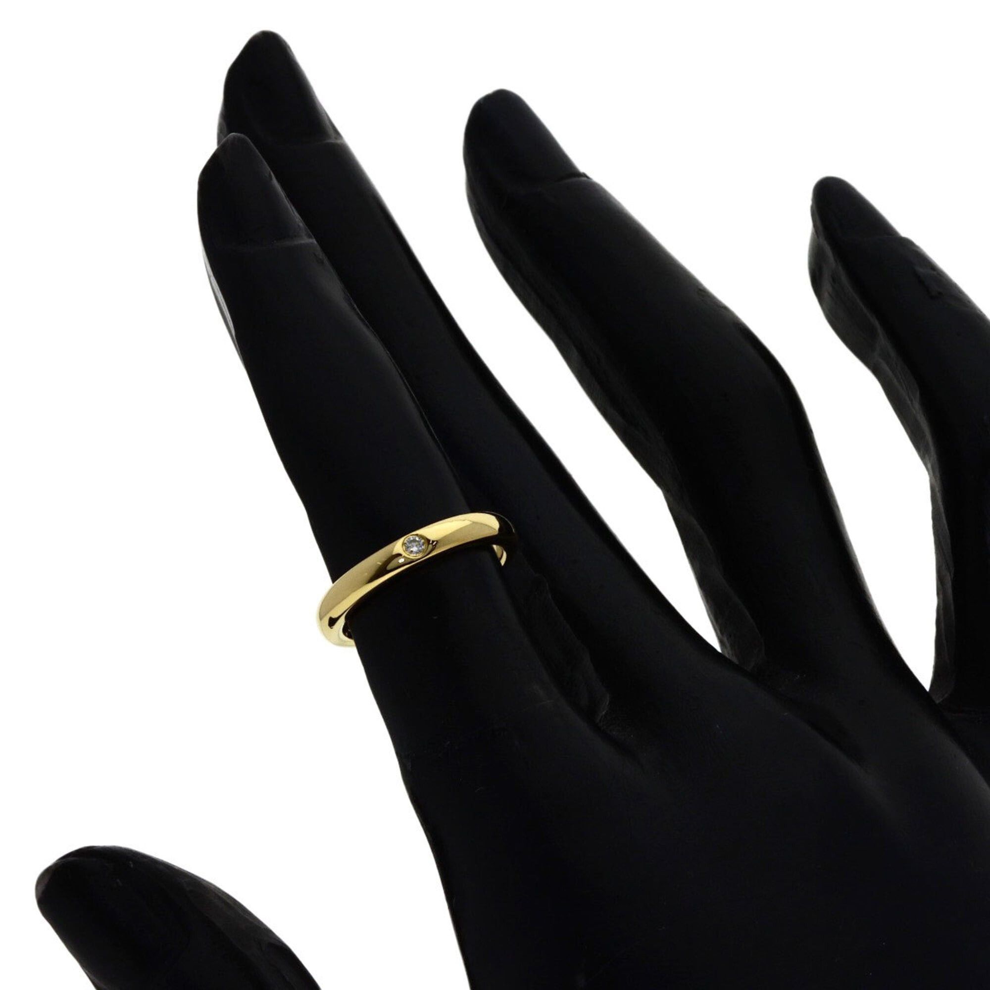 Tiffany & Co. Tiffany & Co. Stacking Band 1P Diamond Ring, 18K Yellow Gold, Women's. Size ONE SIZE - 7 Thumbnail