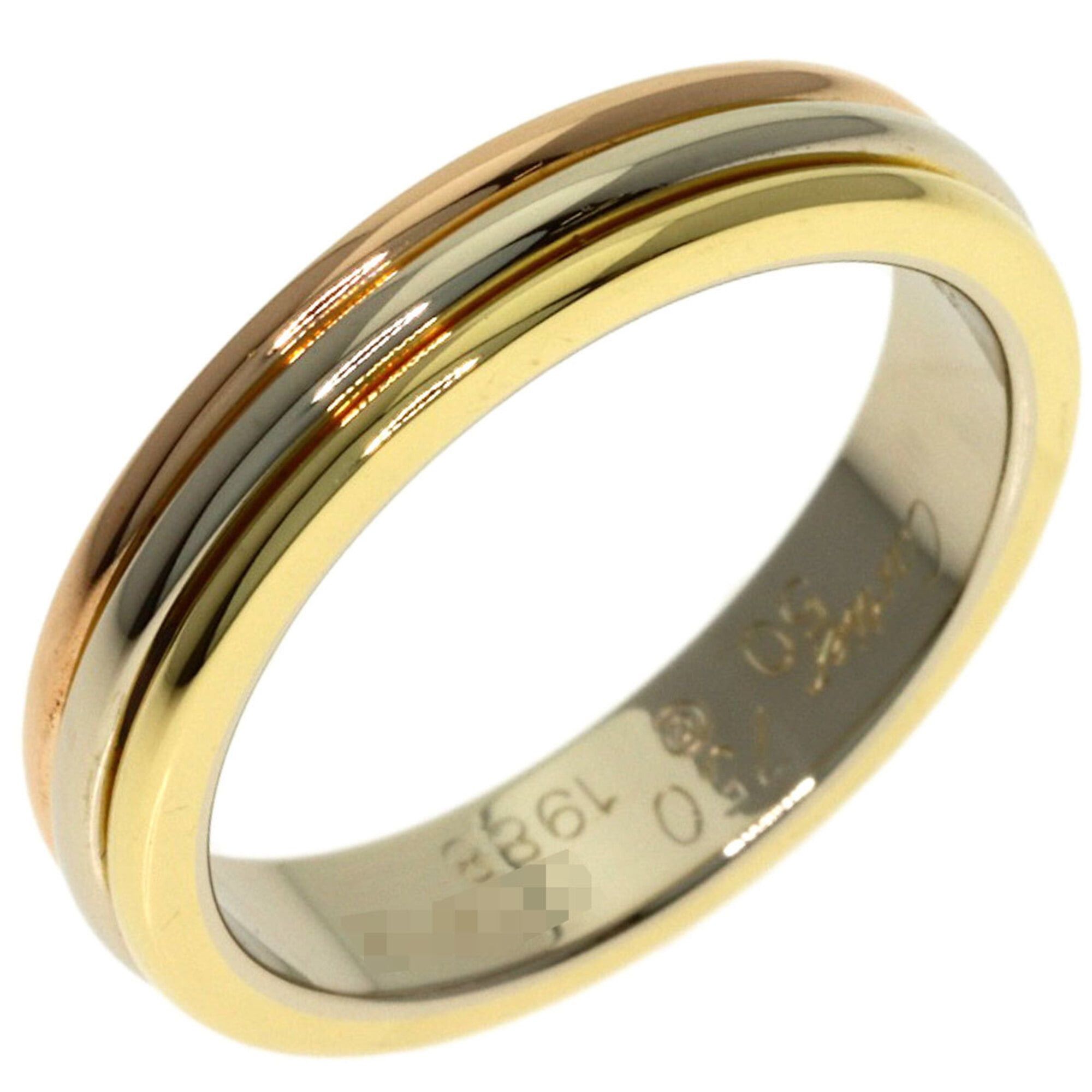 Cartier Cartier Vendôme #50 Ring, 18K Yellow Gold/18KWG, Women's, CARTIER Size ONE SIZE - 2 Thumbnail