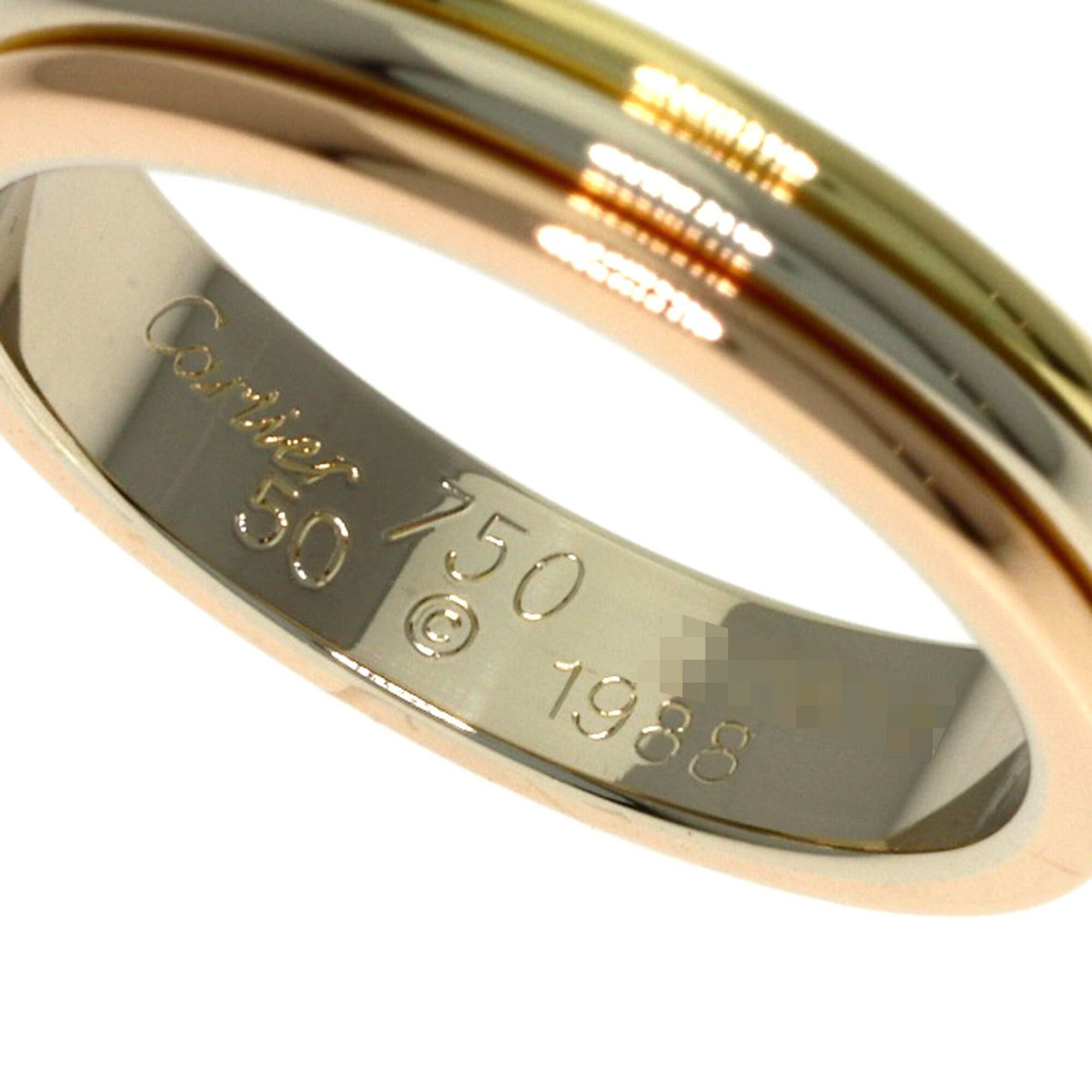 Cartier Cartier Vendôme #50 Ring, 18K Yellow Gold/18KWG, Women's, CARTIER Size ONE SIZE - 5 Thumbnail