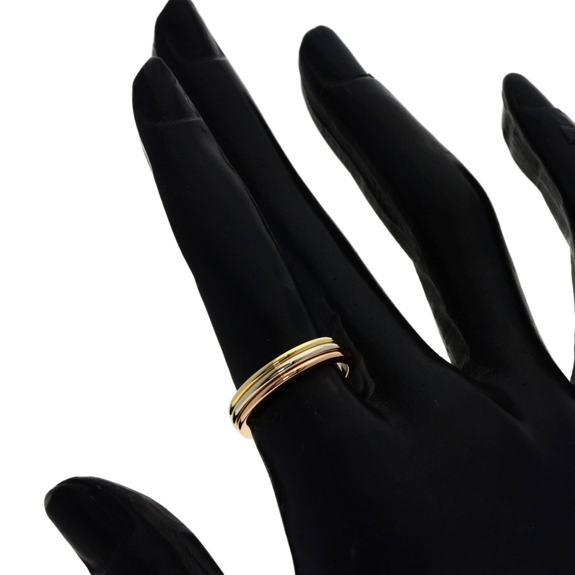 Cartier Cartier Vendôme #50 Ring, 18K Yellow Gold/18KWG, Women's, CARTIER Size ONE SIZE - 6 Thumbnail
