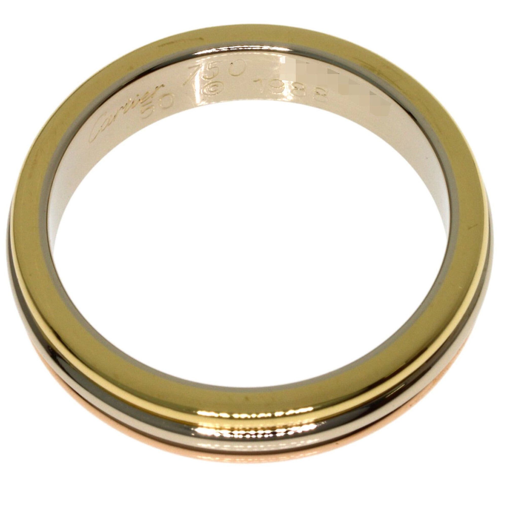 Cartier Cartier Vendôme #50 Ring, 18K Yellow Gold/18KWG, Women's, CARTIER Size ONE SIZE - 4 Thumbnail