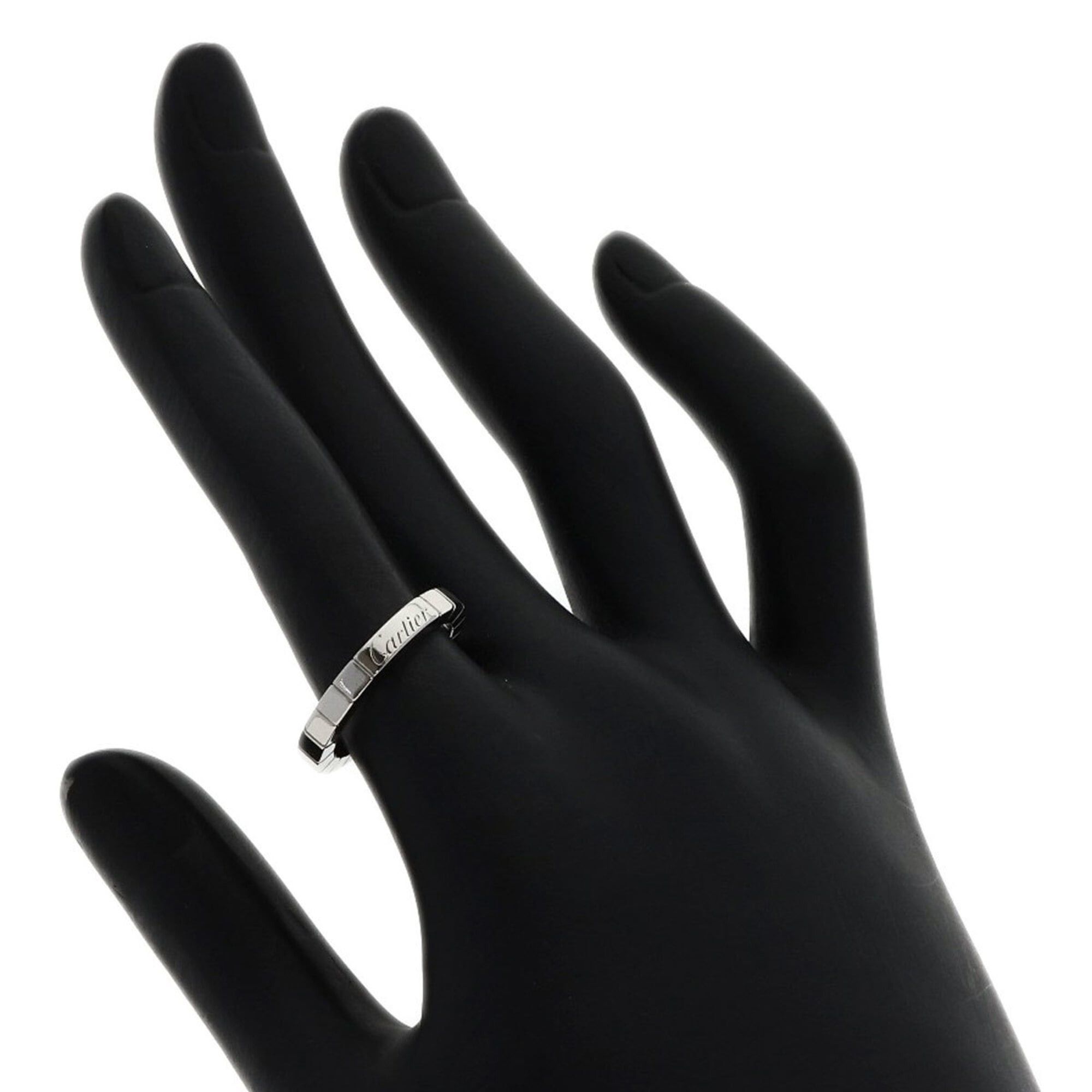 Cartier Cartier Lanieres #52 Ring, Platinum PT950, Women's, CARTIER Size ONE SIZE - 5 Thumbnail