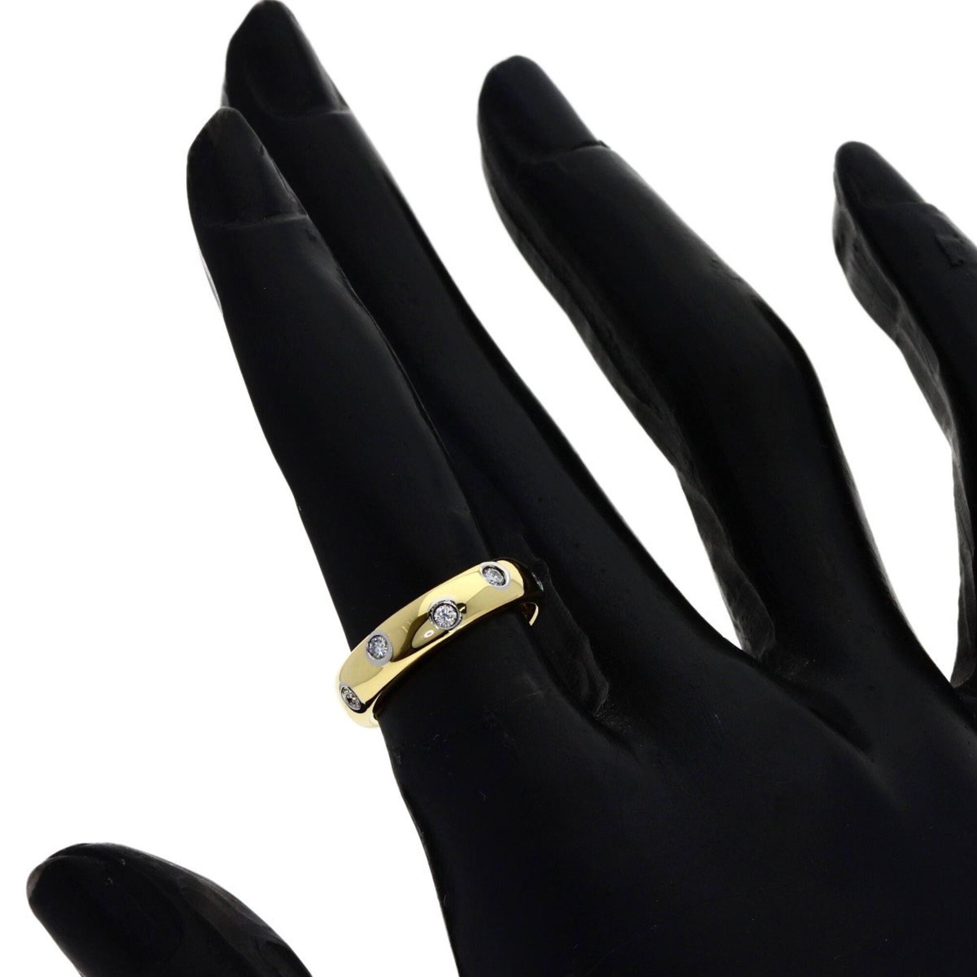 Tiffany & Co. Tiffany & Co. Dots Diamond Ring, 18K Yellow Gold/PT950, Women's. Size ONE SIZE - 5 Thumbnail