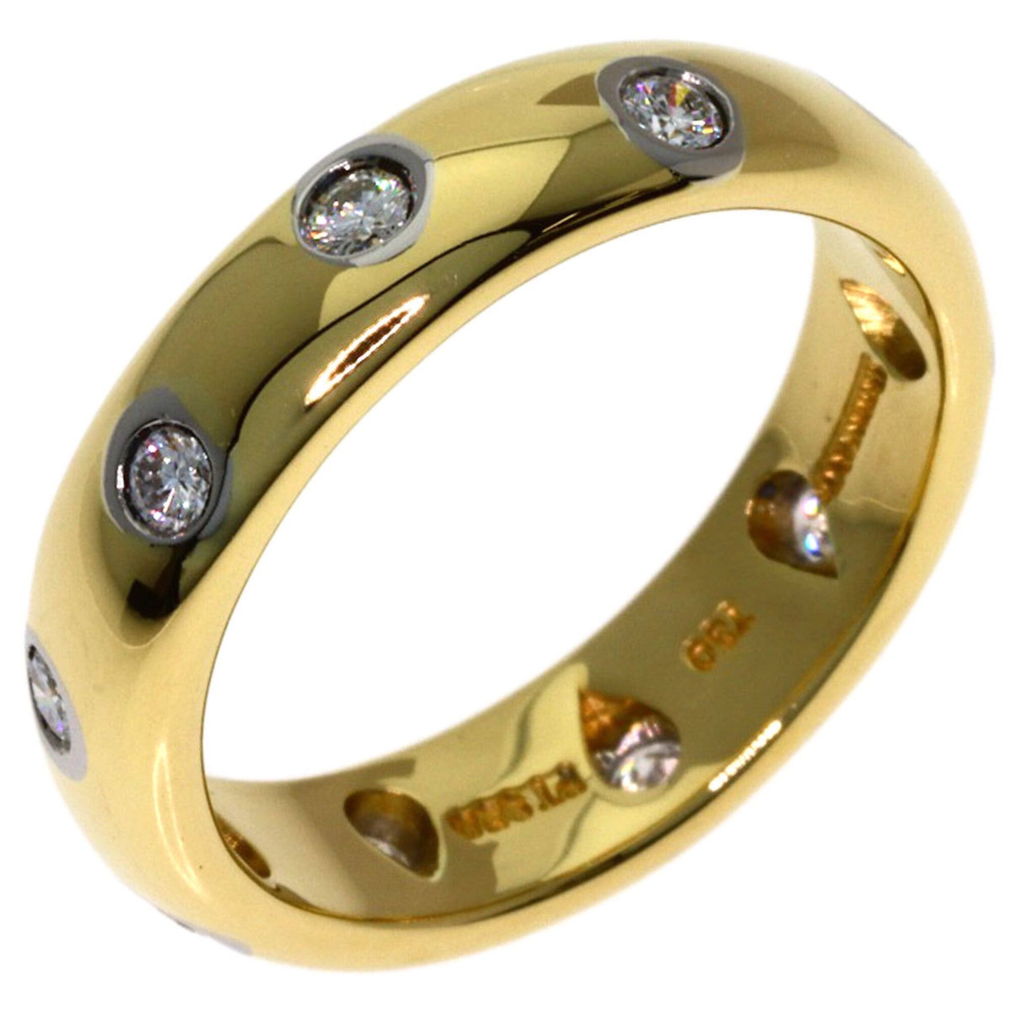Tiffany & Co. Tiffany & Co. Dots Diamond Ring, 18K Yellow Gold/PT950, Women's. Size ONE SIZE - 2 Thumbnail