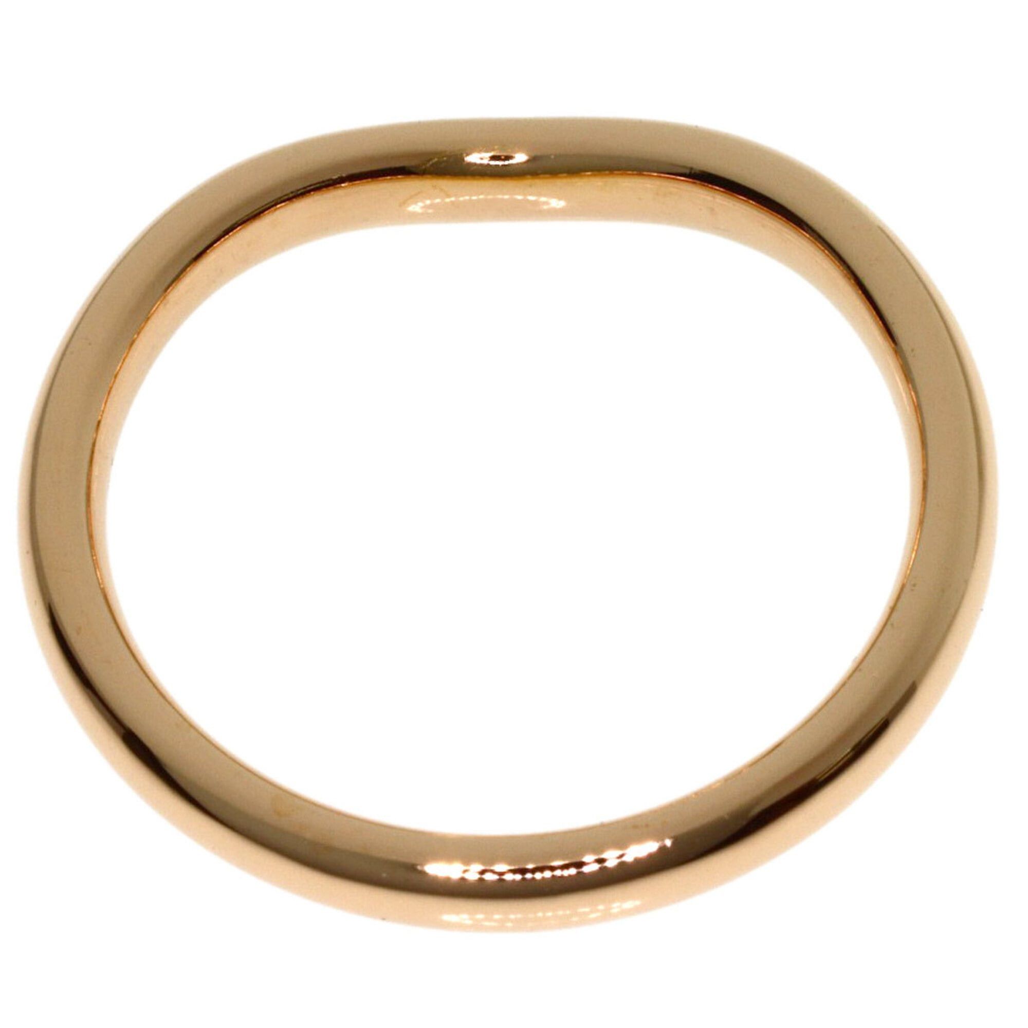 Tiffany & Co. Tiffany & Co. Curved Band 1P Diamond Ring, 18K Pink Gold, Women's. Size ONE SIZE - 4 Thumbnail