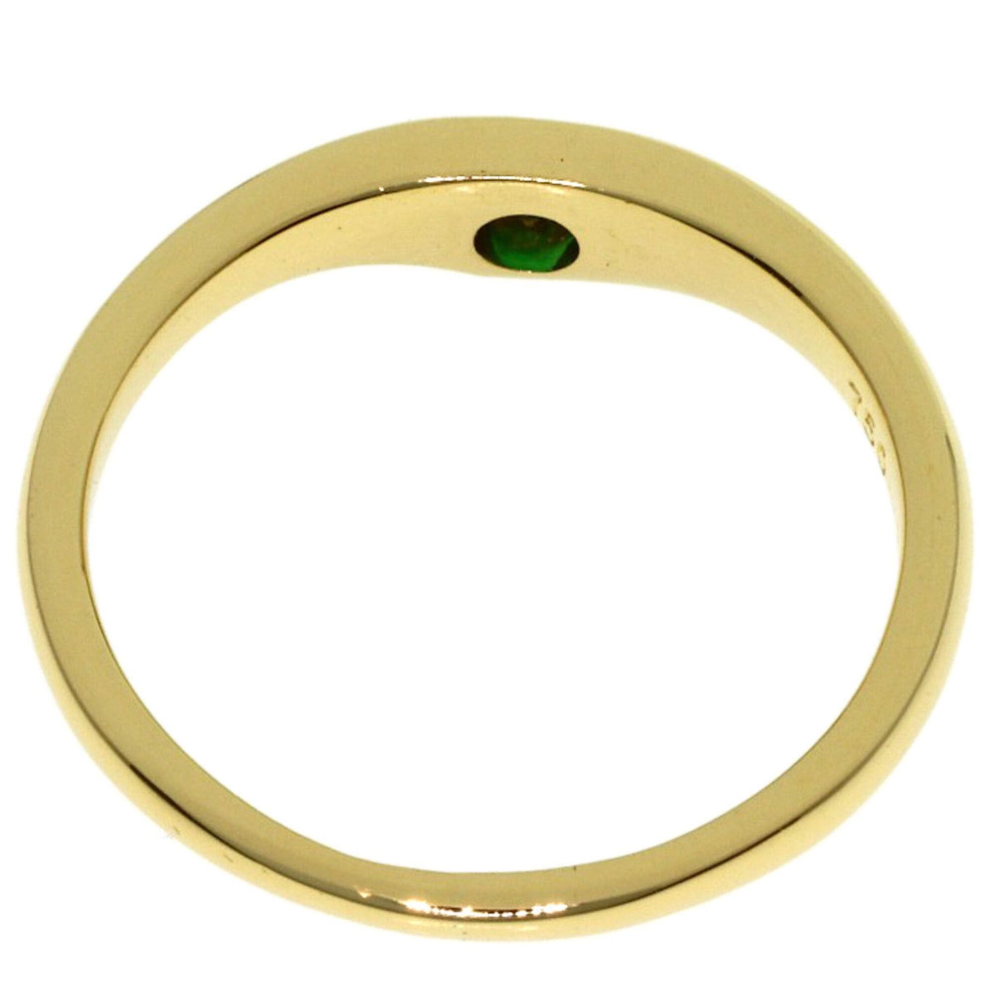 Tiffany & Co. Tiffany & Co. Curved Band Emerald Ring, 18K Yellow Gold, Women's. Size ONE SIZE - 4 Thumbnail
