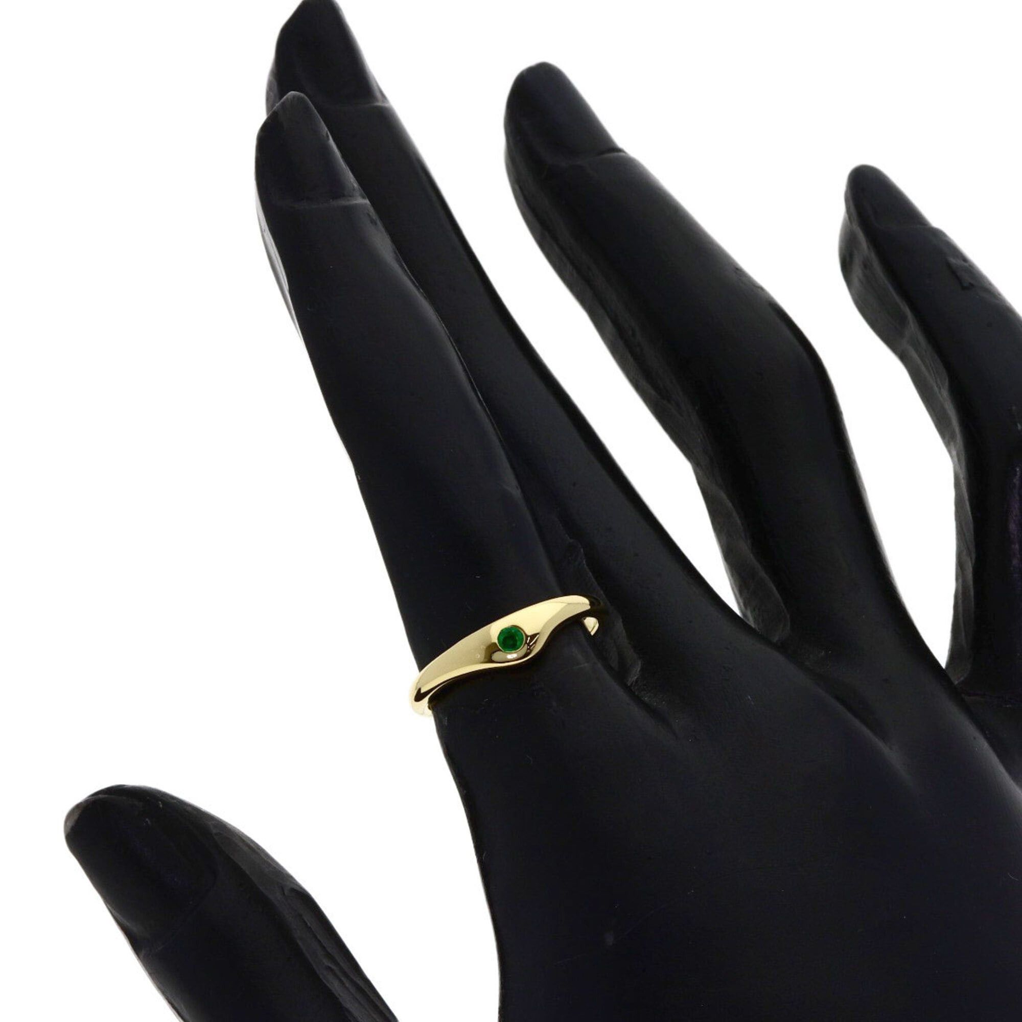 Tiffany & Co. Tiffany & Co. Curved Band Emerald Ring, 18K Yellow Gold, Women's. Size ONE SIZE - 6 Thumbnail