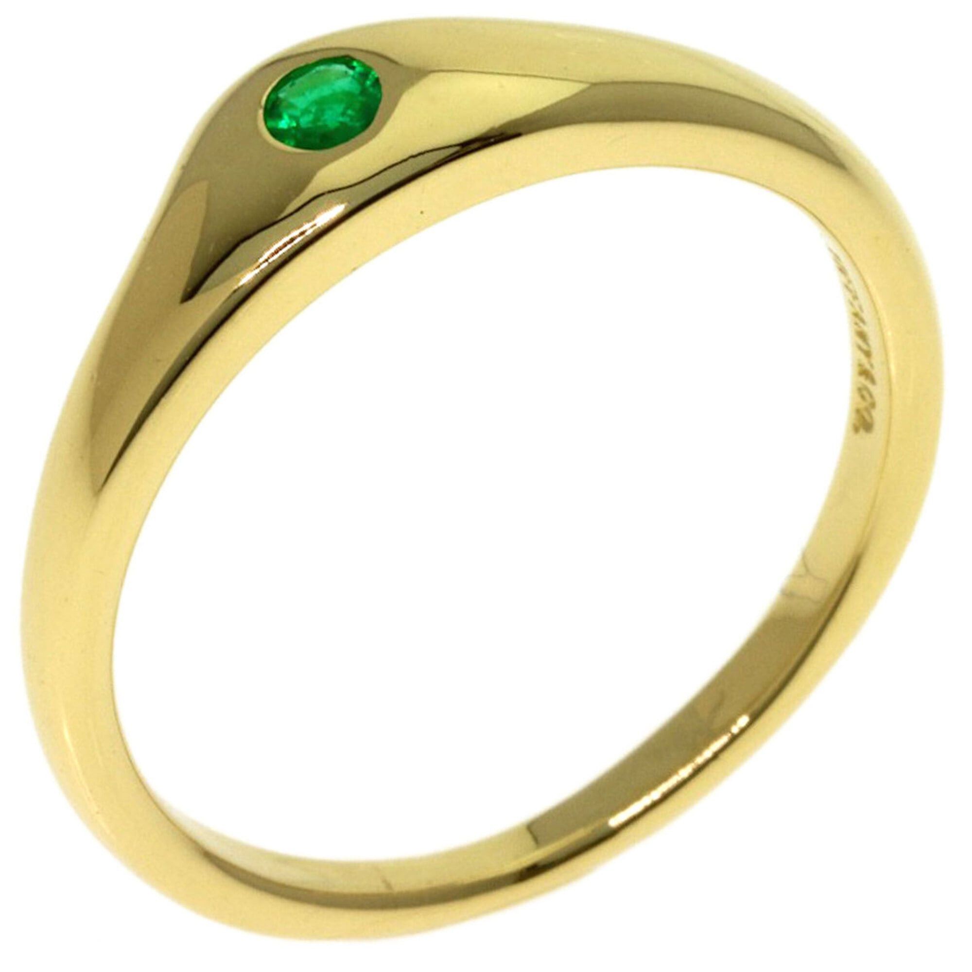 Tiffany & Co. Tiffany & Co. Curved Band Emerald Ring, 18K Yellow Gold, Women's. Size ONE SIZE - 2 Thumbnail