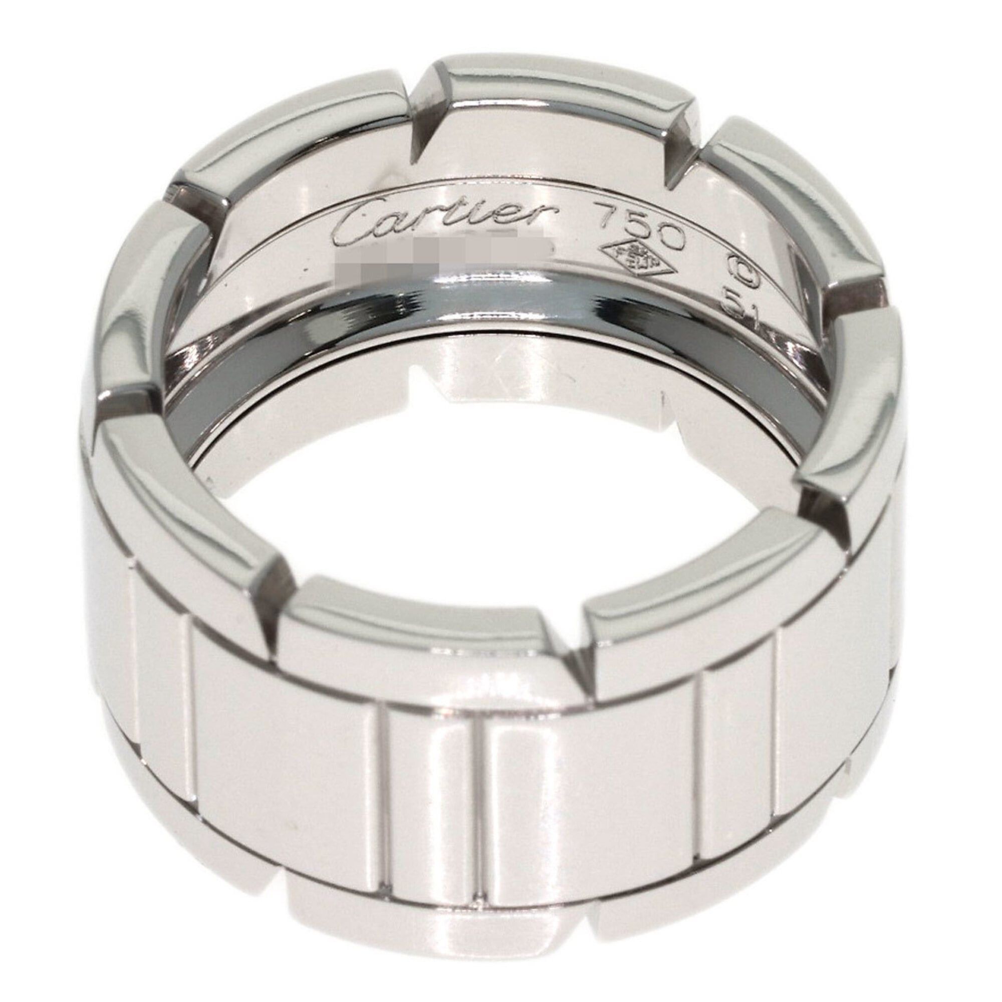Cartier Cartier Tank Française LM #51 Ring, 18K White Gold, Women's, CARTIER Size ONE SIZE - 4 Thumbnail