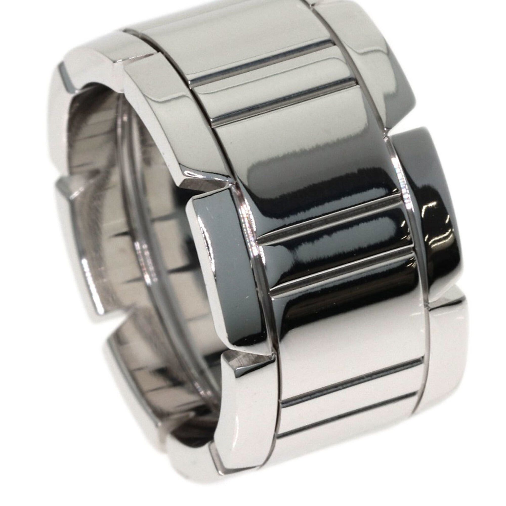 Cartier Cartier Tank Française LM #51 Ring, 18K White Gold, Women's, CARTIER Size ONE SIZE - 6 Thumbnail