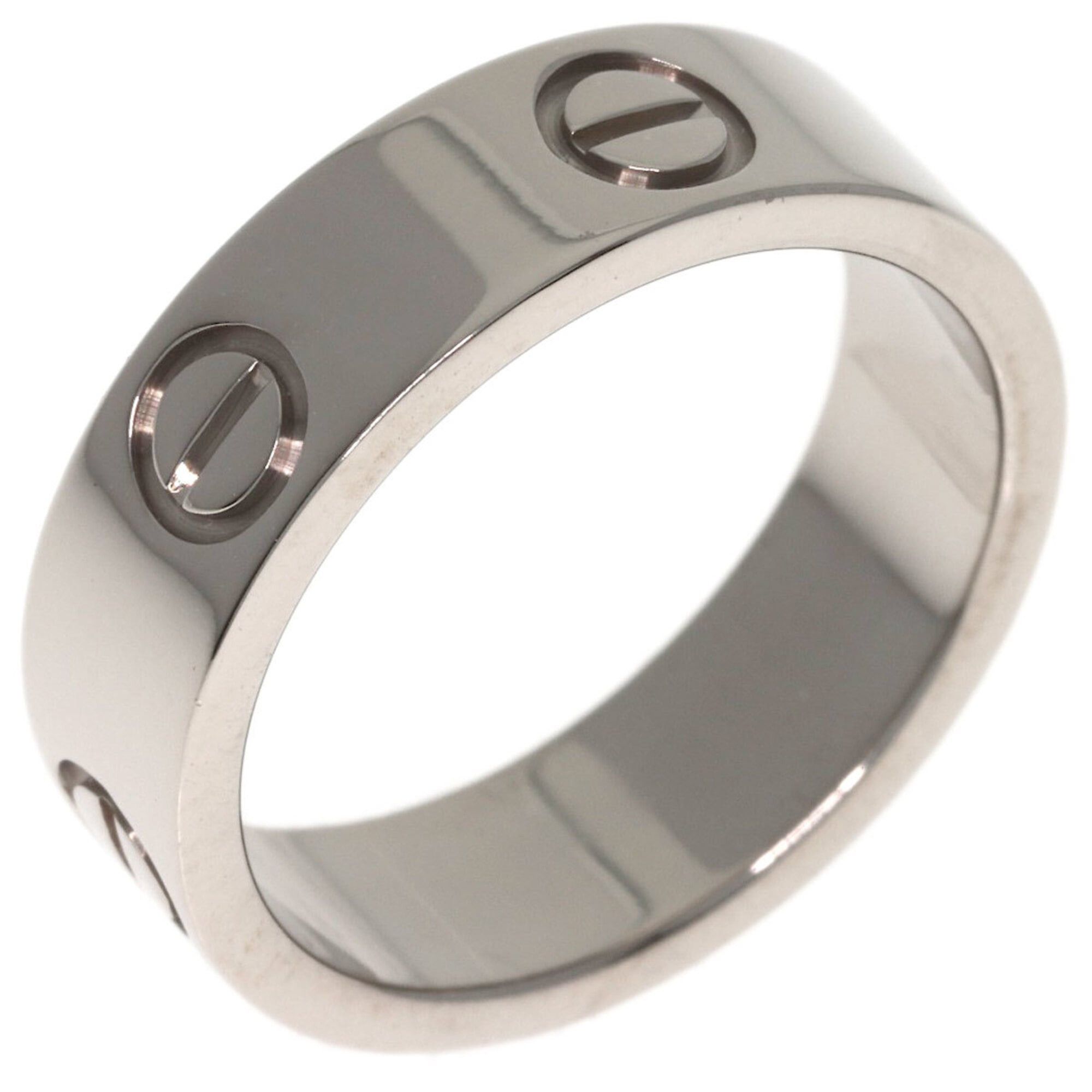 Cartier Cartier Love Ring #51, 18K White Gold, Women's Ring, CARTIER Size ONE SIZE - 2 Thumbnail