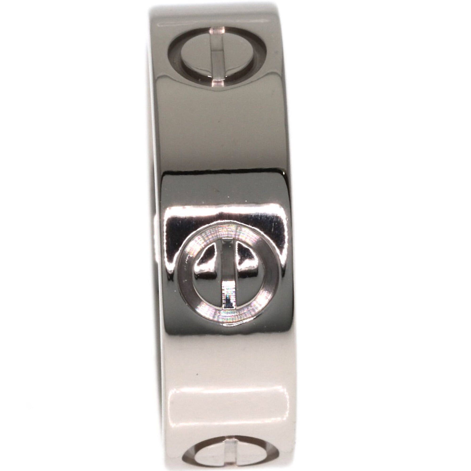 Cartier Cartier Love Ring #51, 18K White Gold, Women's Ring, CARTIER Size ONE SIZE - 6 Thumbnail