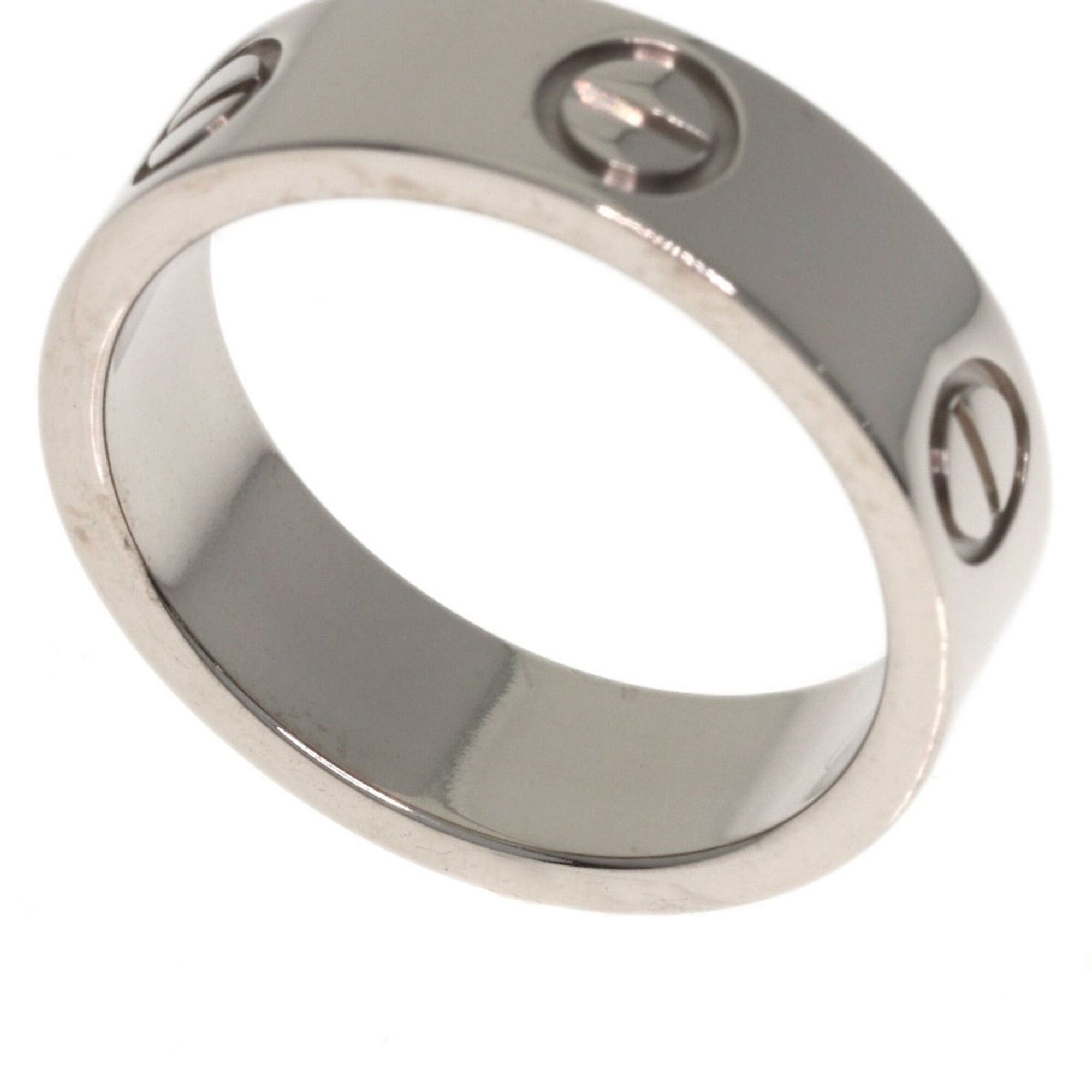Cartier Cartier Love Ring #51, 18K White Gold, Women's Ring, CARTIER Size ONE SIZE - 8 Thumbnail