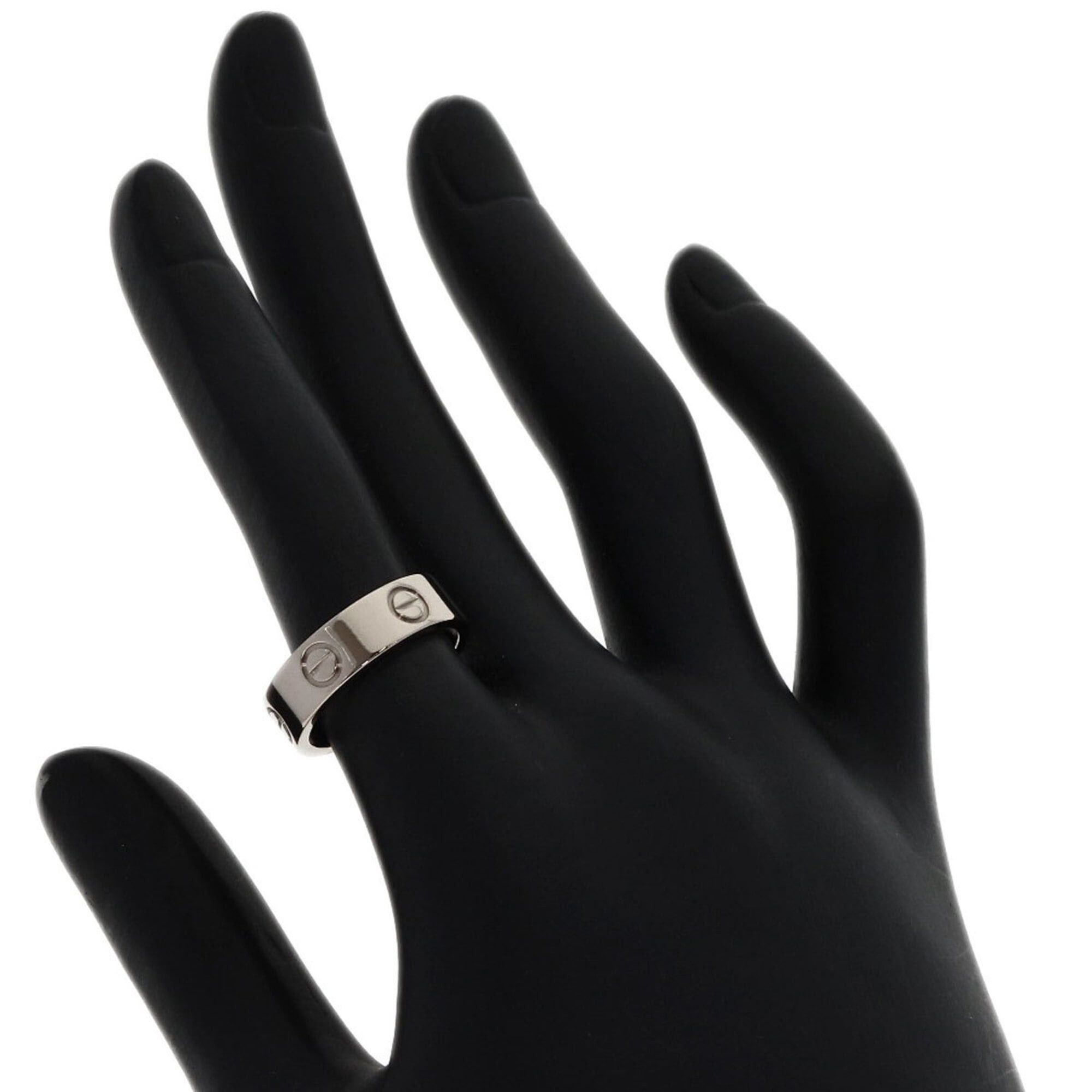 Cartier Cartier Love Ring #51, 18K White Gold, Women's Ring, CARTIER Size ONE SIZE - 5 Thumbnail