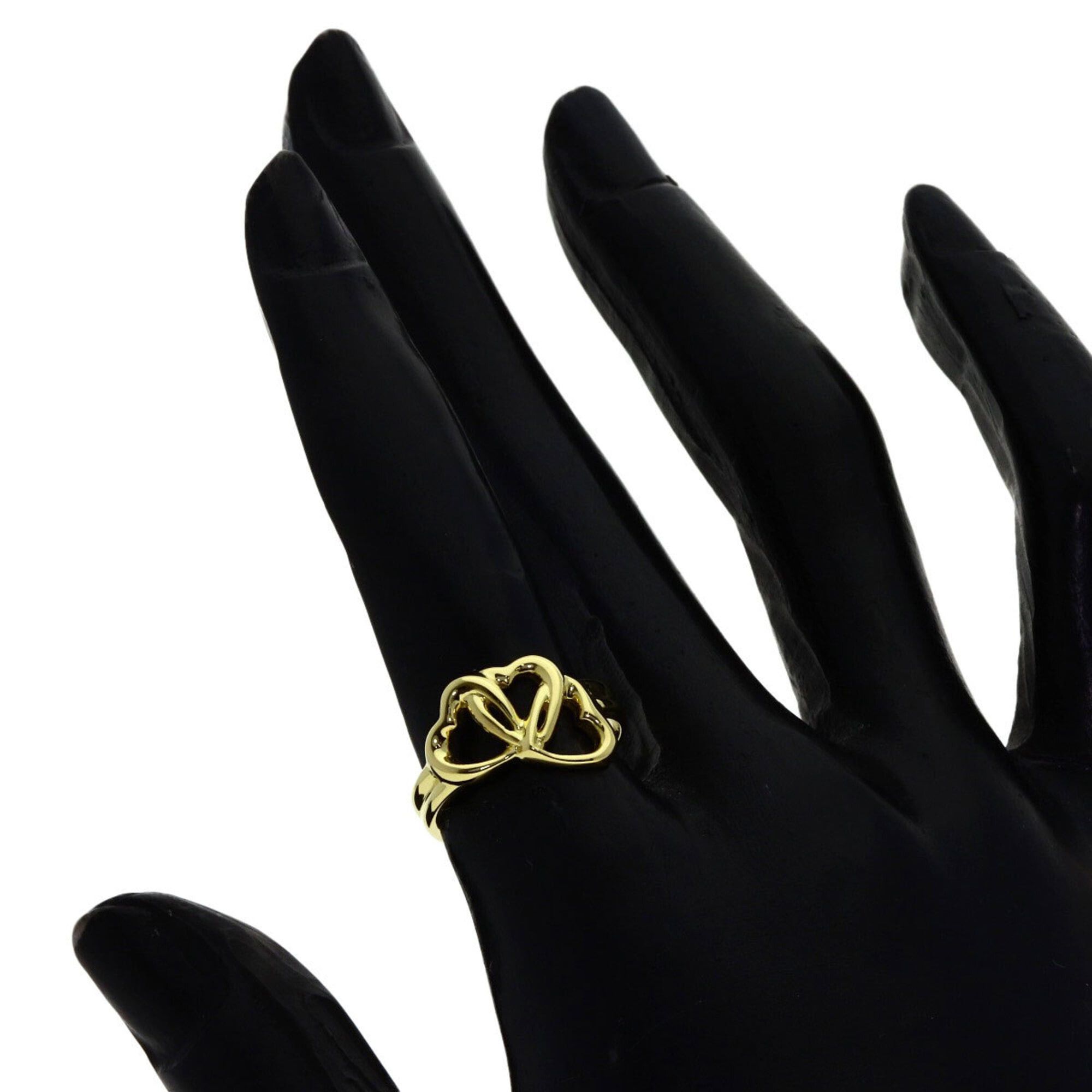 Tiffany & Co. Tiffany & Co. Triple Heart Ring, 18K Yellow Gold, Women's. Size ONE SIZE - 7 Thumbnail