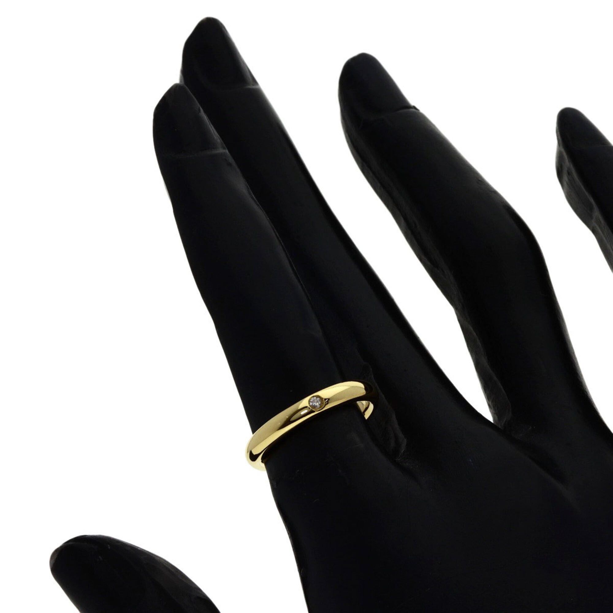 Tiffany & Co. Tiffany & Co. Stacking Band 1P Diamond Ring, 18K Yellow Gold, Women's. Size ONE SIZE - 7 Thumbnail