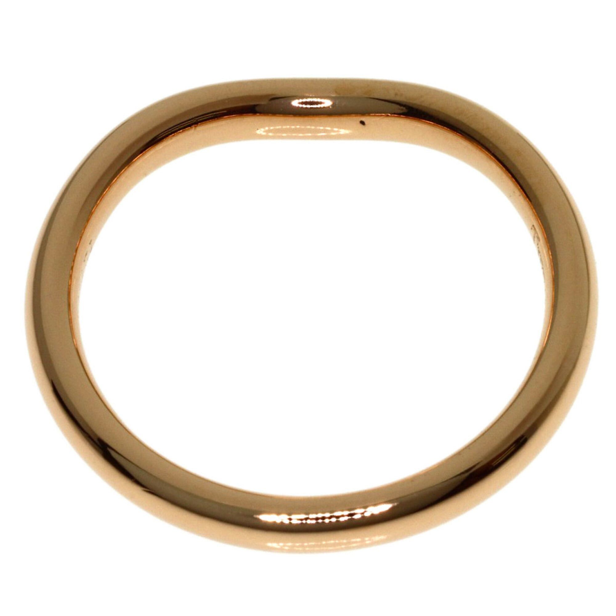 Tiffany & Co. Tiffany & Co. Curved Band 1P Diamond Ring, 18K Pink Gold, Women's. Size ONE SIZE - 4 Thumbnail