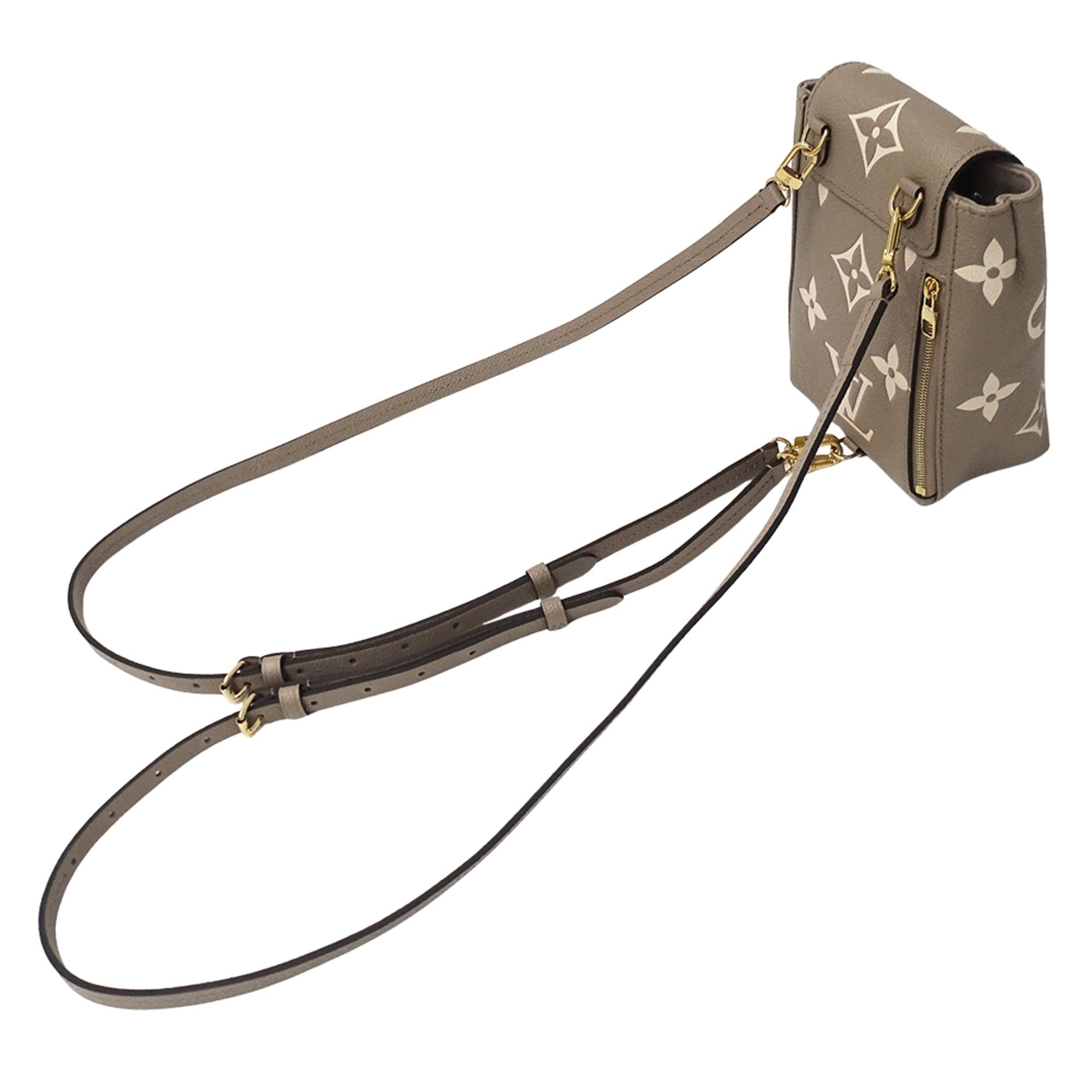 Louis Vuitton Louis Vuitton Bicolor Monogram Empreinte Handbag Women's Brand Backpack Tiny Tourtrell Cream M80738 Beige Mini Size ONE SIZE - 5 Thumbnail