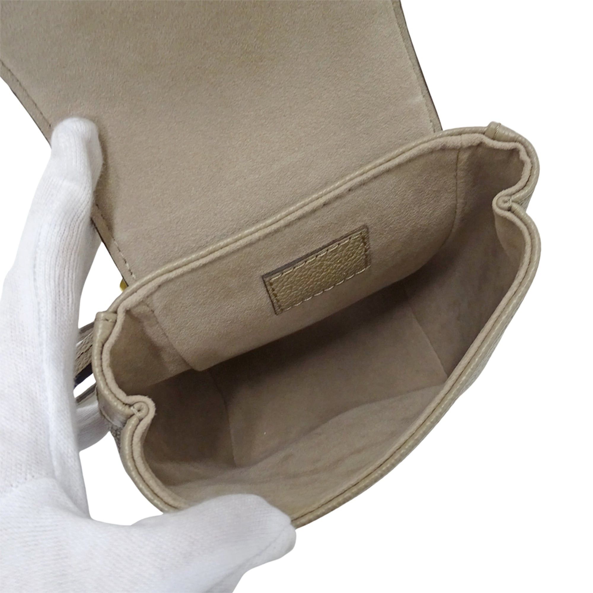 Louis Vuitton Louis Vuitton Bicolor Monogram Empreinte Handbag Women's Brand Backpack Tiny Tourtrell Cream M80738 Beige Mini Size ONE SIZE - 6 Thumbnail