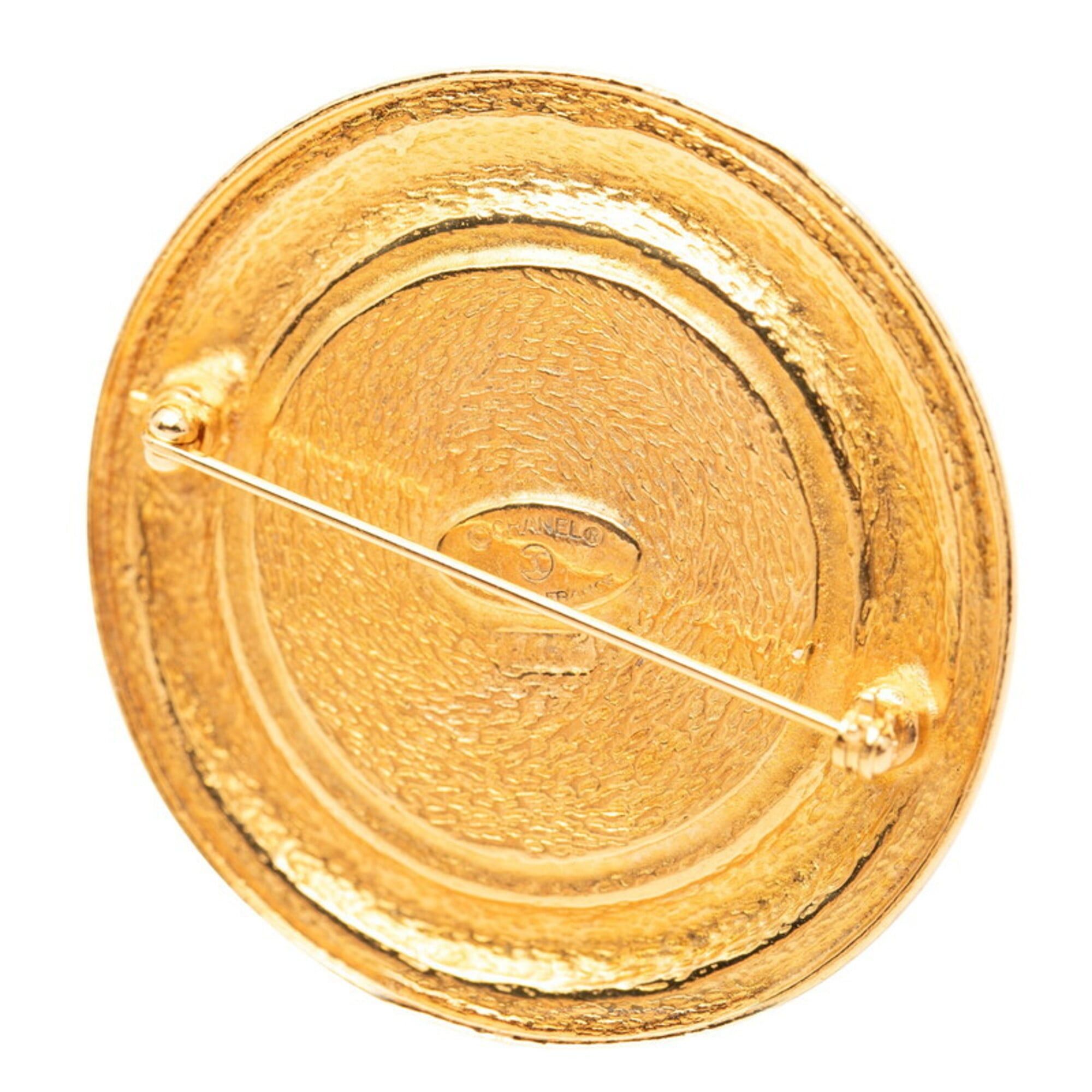 Chanel Chanel 31 RUE CAMBON Cambon Vintage Brooch Gold Plated Women's CHANEL Size ONE SIZE - 3 Thumbnail