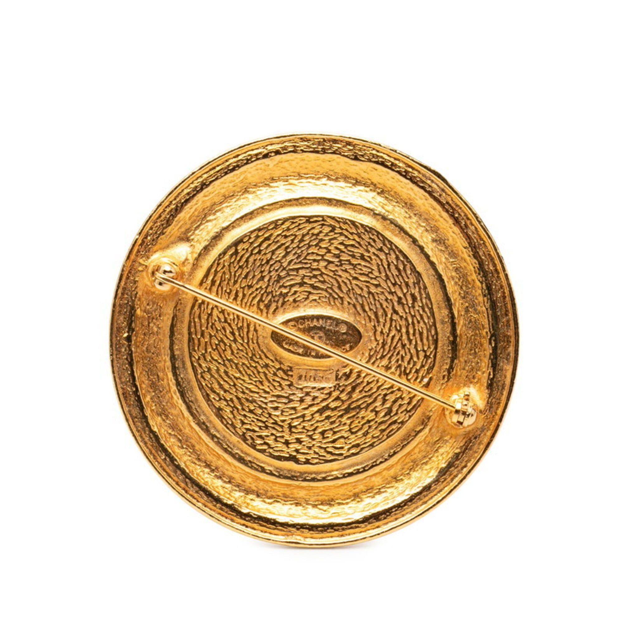 Chanel Chanel 31 RUE CAMBON Cambon Vintage Brooch Gold Plated Women's CHANEL Size ONE SIZE - 2 Thumbnail