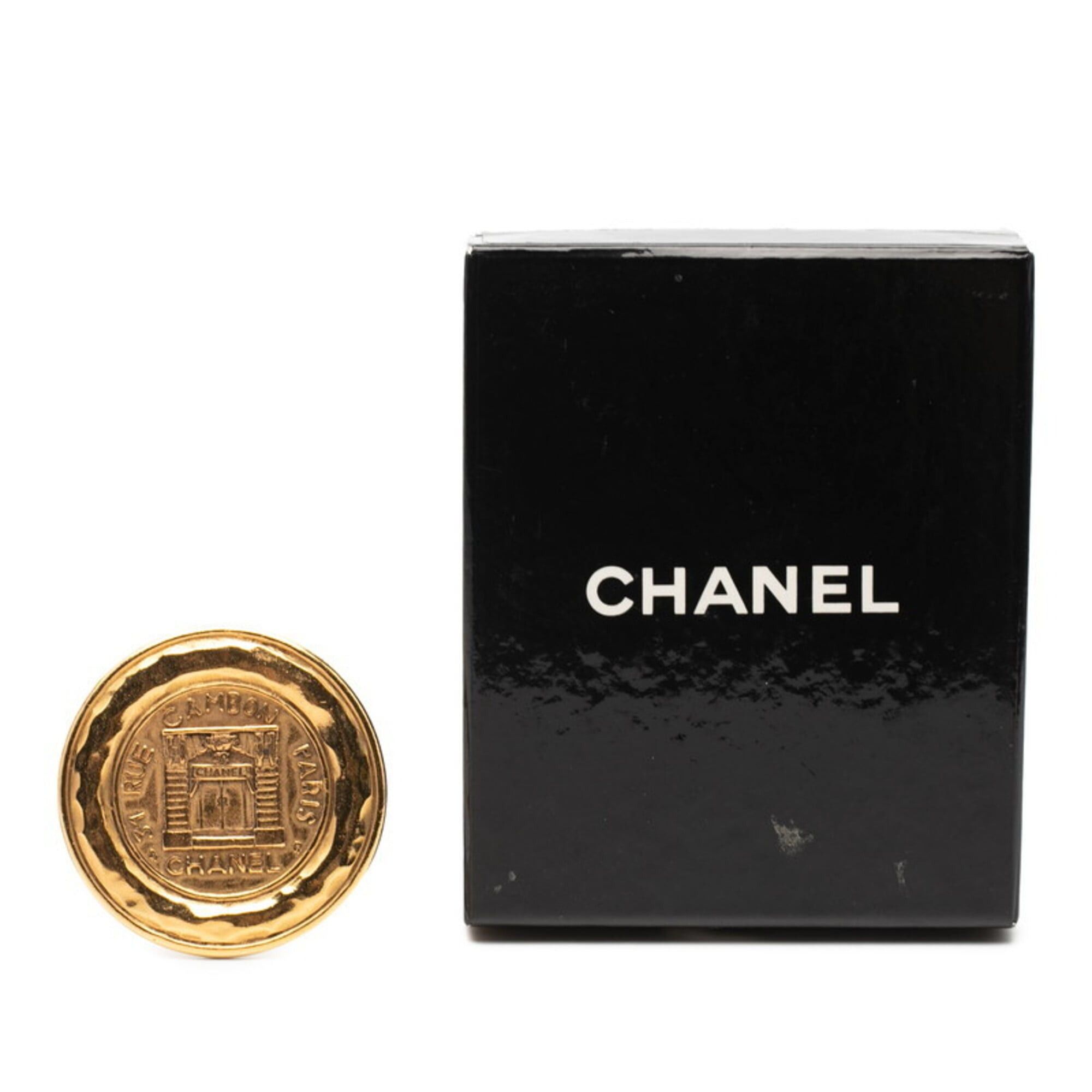 Chanel Chanel 31 RUE CAMBON Cambon Vintage Brooch Gold Plated Women's CHANEL Size ONE SIZE - 4 Thumbnail