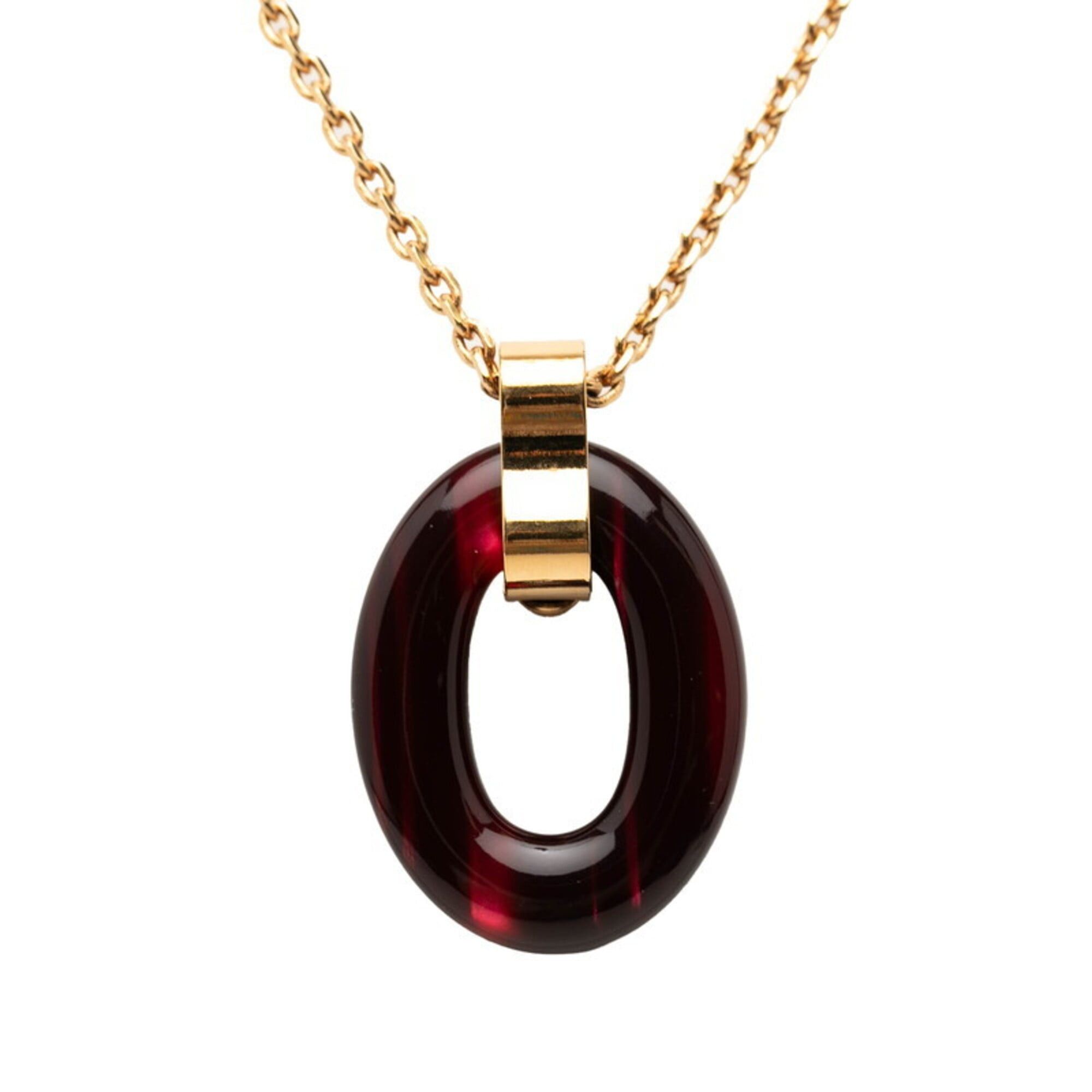 Louis Vuitton Louis Vuitton Gimme Crew Pendant Necklace M66419 Gold Red Plated Women's LOUIS VUITTON Size ONE SIZE - 2 Thumbnail