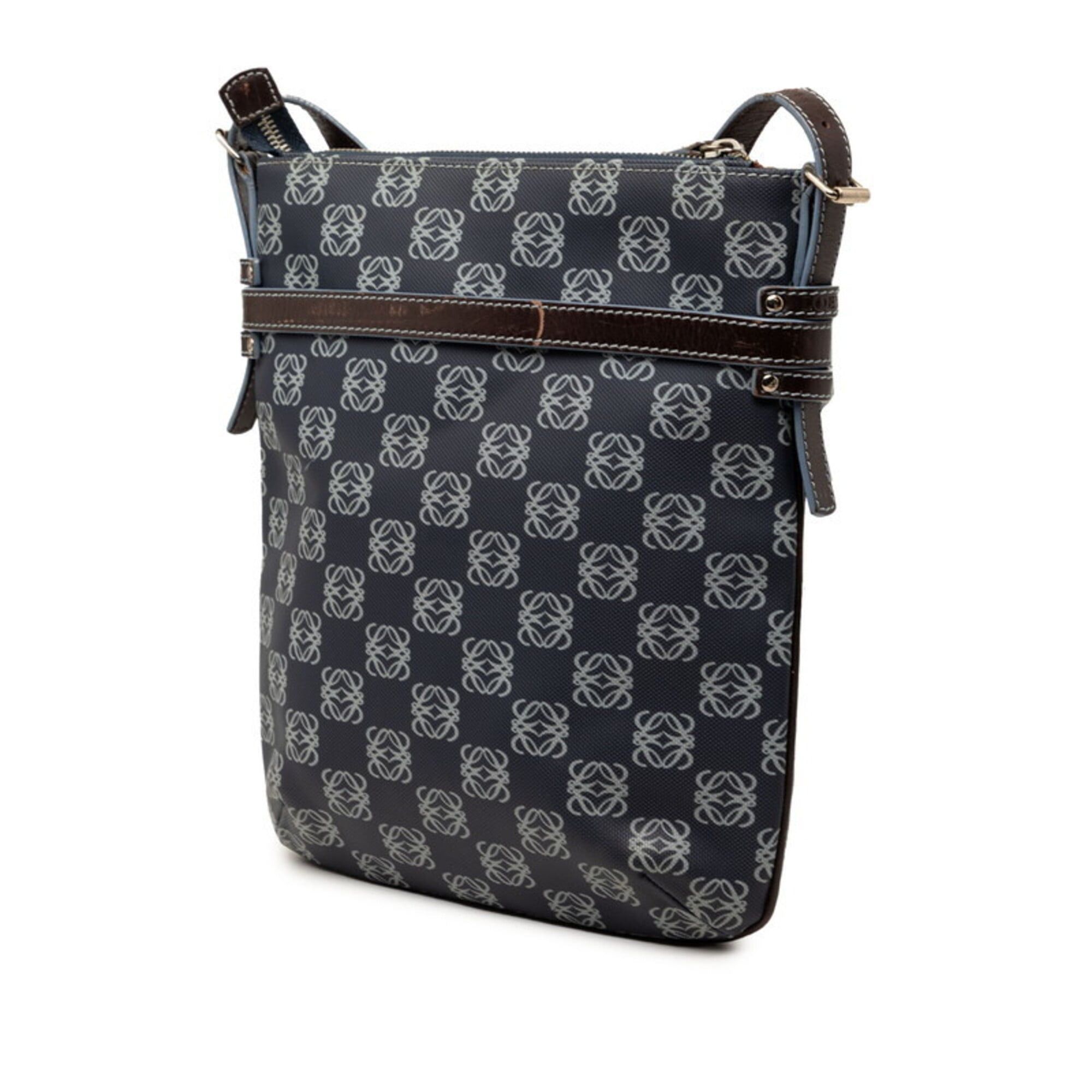 Loewe Loewe Repeat Anagram Crossbody Shoulder Bag, Navy, Women's Size ONE SIZE - 2 Thumbnail