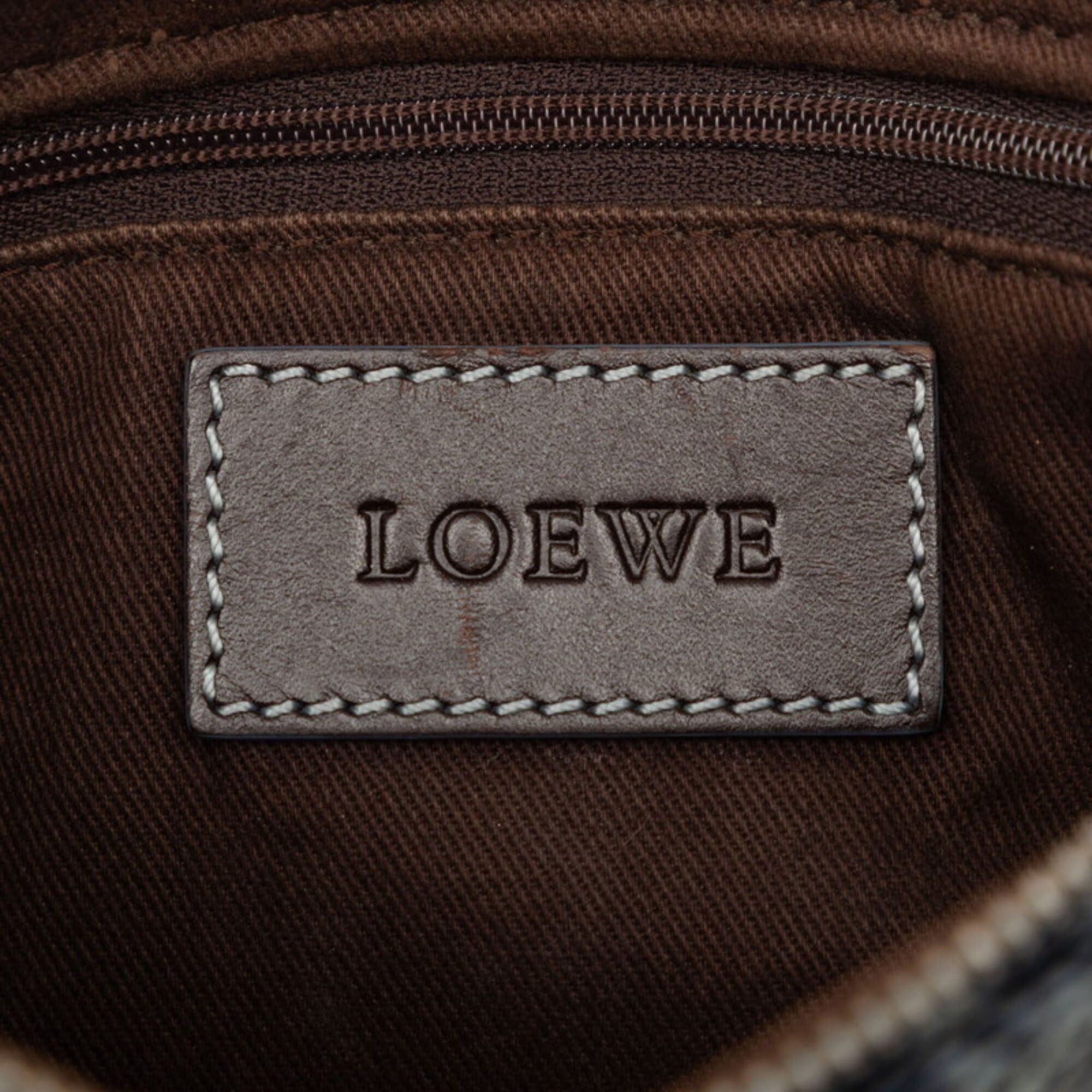 Loewe Loewe Repeat Anagram Crossbody Shoulder Bag, Navy, Women's Size ONE SIZE - 6 Thumbnail