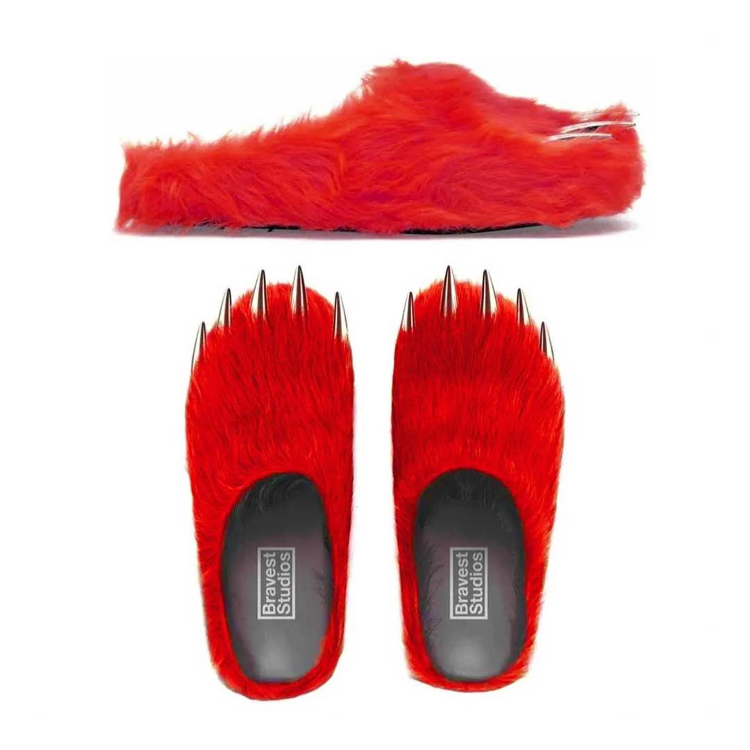 Bravest Studios Bear Claw Mule Red Size US 5.5 / EU 38 - 2 Thumbnail