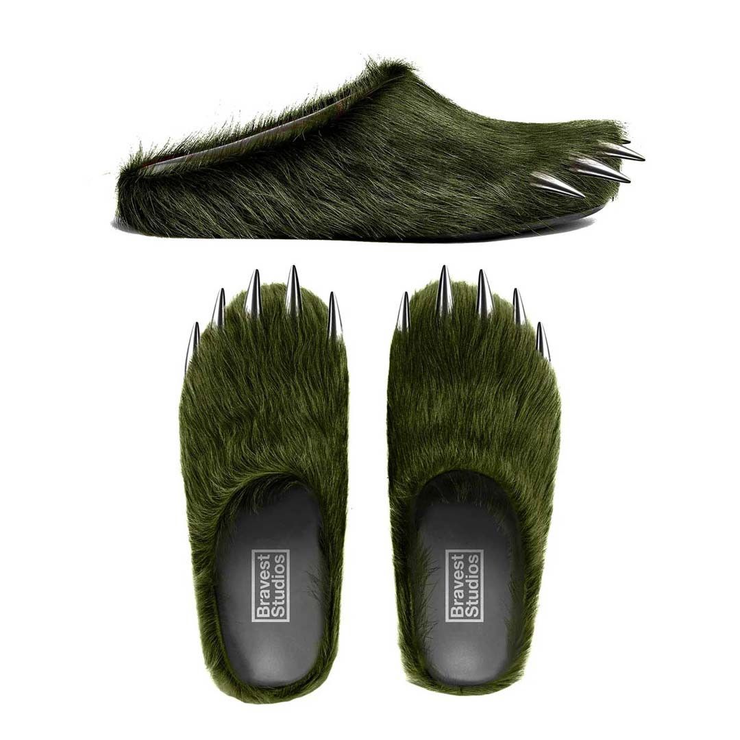 Bravest Studios Bear Claw Mule Green Size US 6.5 / EU 39-40 - 2 Thumbnail