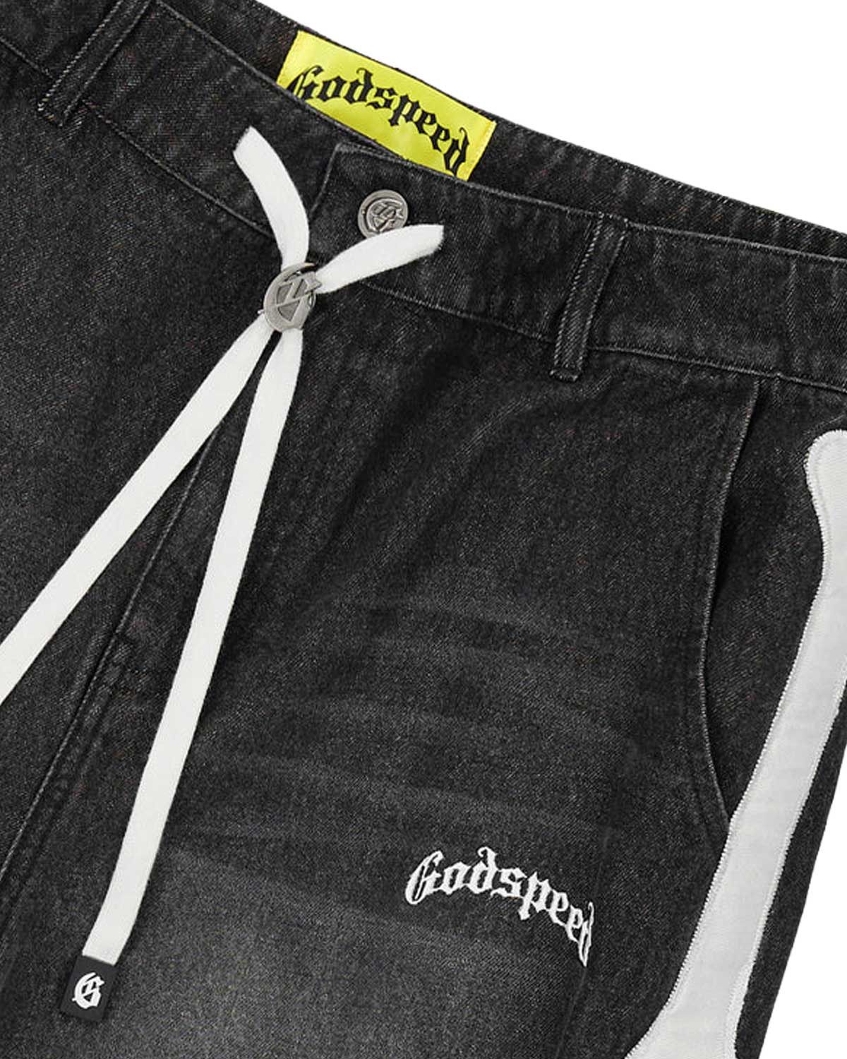 Godspeed Femur Denim Shorts Black Size US 34 / EU 50 - 3 Thumbnail