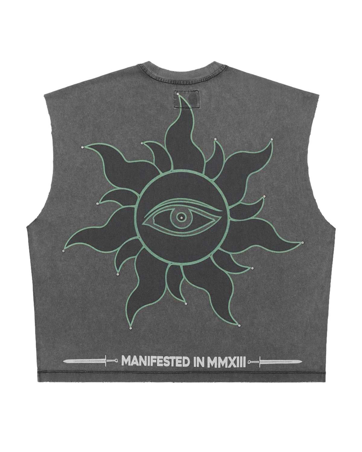 Godspeed Sunken Liberty Sleeveless Tee Grey Wash Size US S / EU 44-46 / 1 - 2 Thumbnail