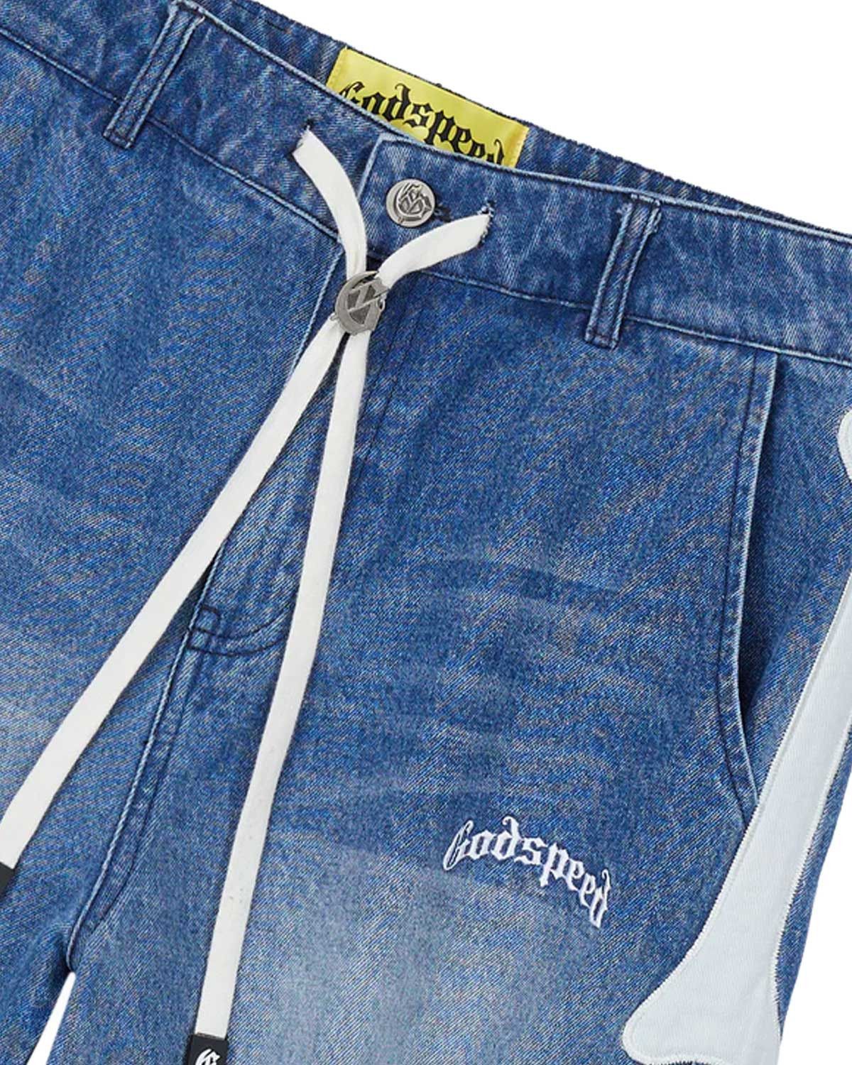 Godspeed Femur Denim Shorts Blue Size US 34 / EU 50 - 3 Thumbnail