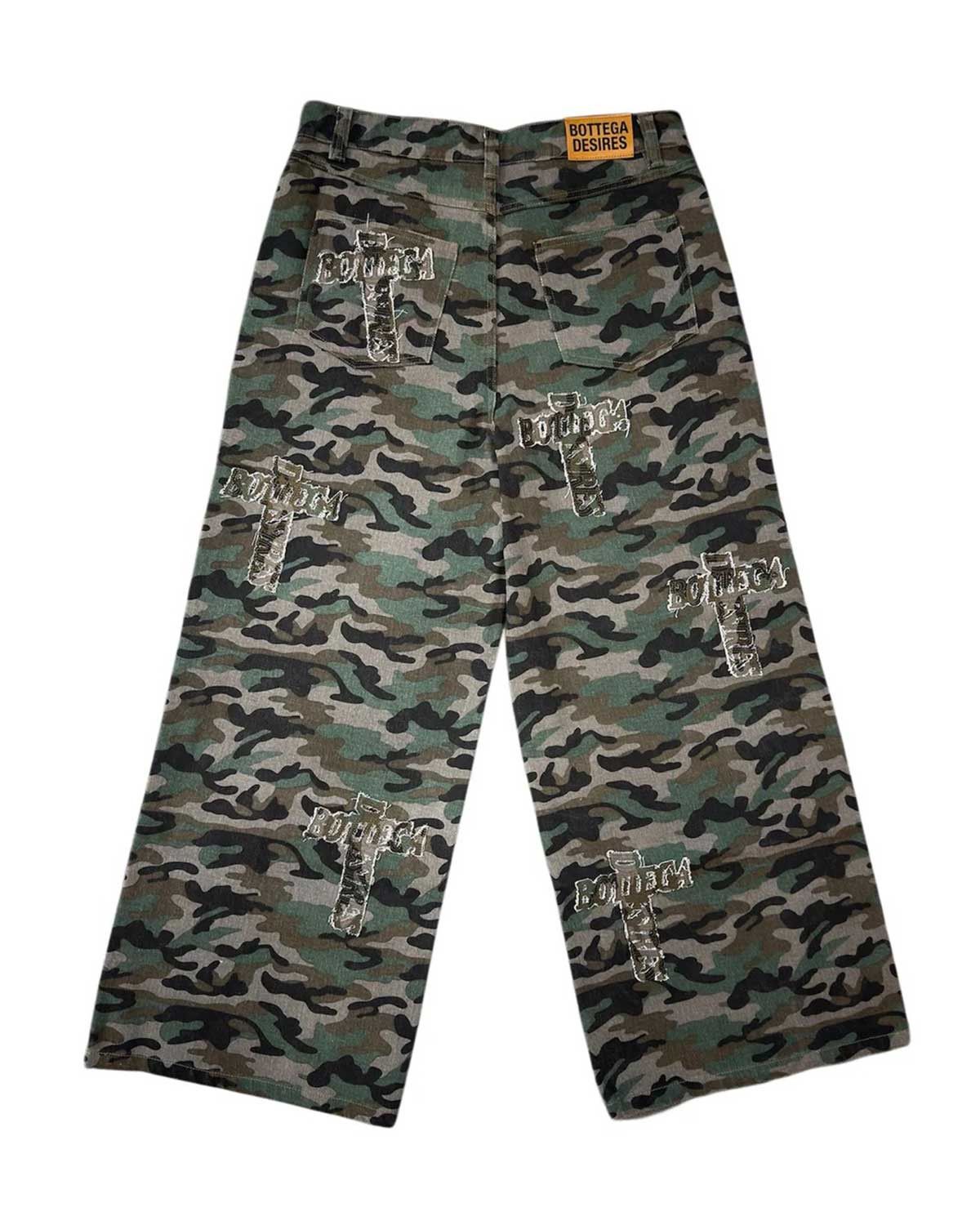 Bottega Desires Holy Grail Denim Pants Camo Size US 38 / EU 54 - 2 Thumbnail