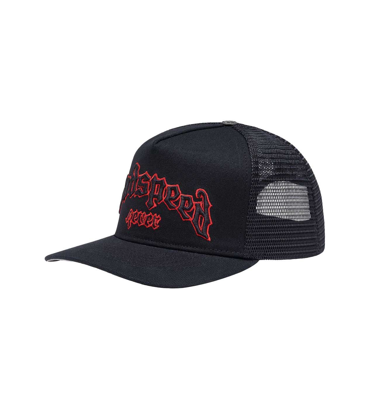 Godspeed Forever Trucker Hat Black/Red Size ONE SIZE - 3 Thumbnail