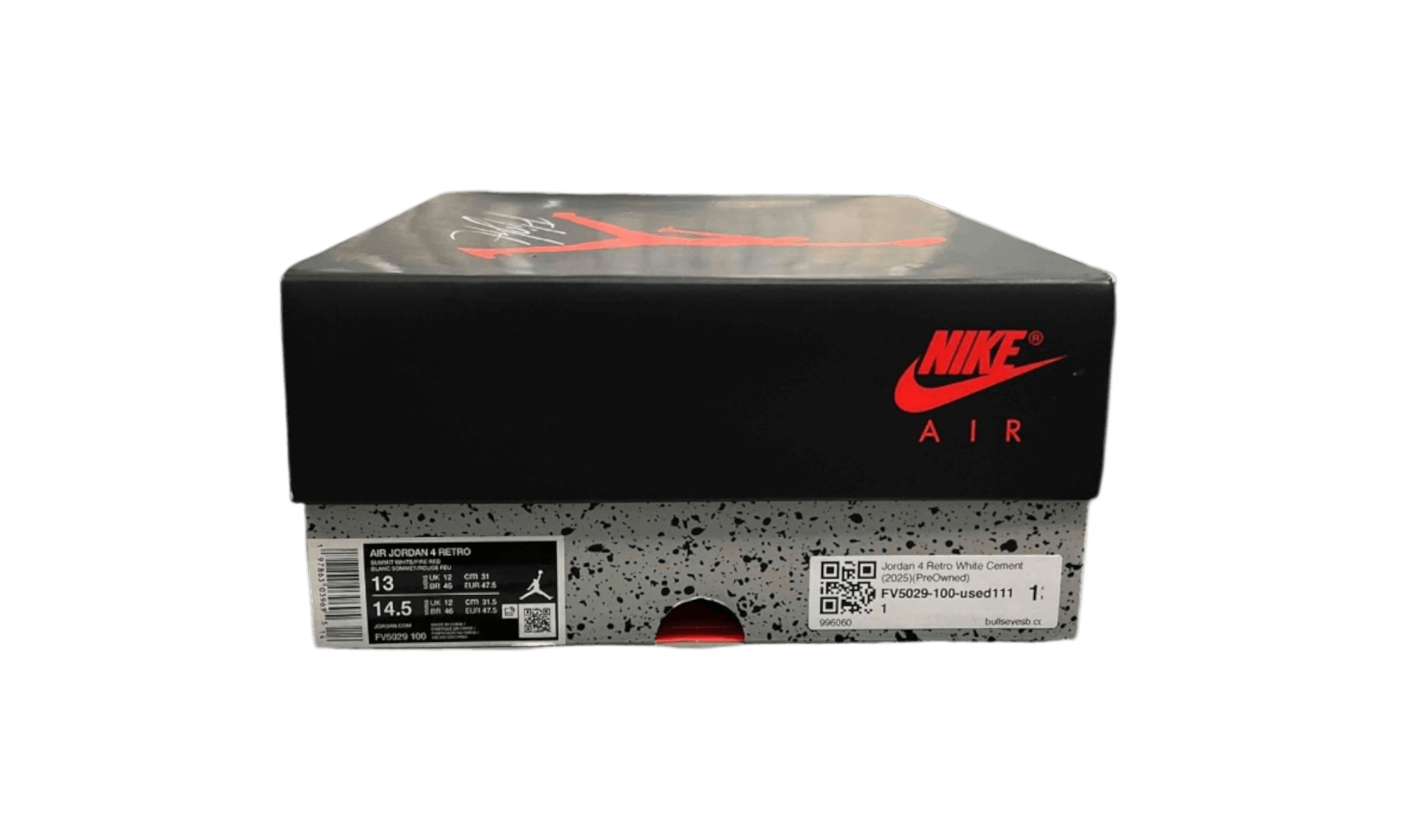 Jordan Brand Jordan 4 Retro White Cement (2025)(PreOwned) Size US 14 / EU 47 - 7 Thumbnail