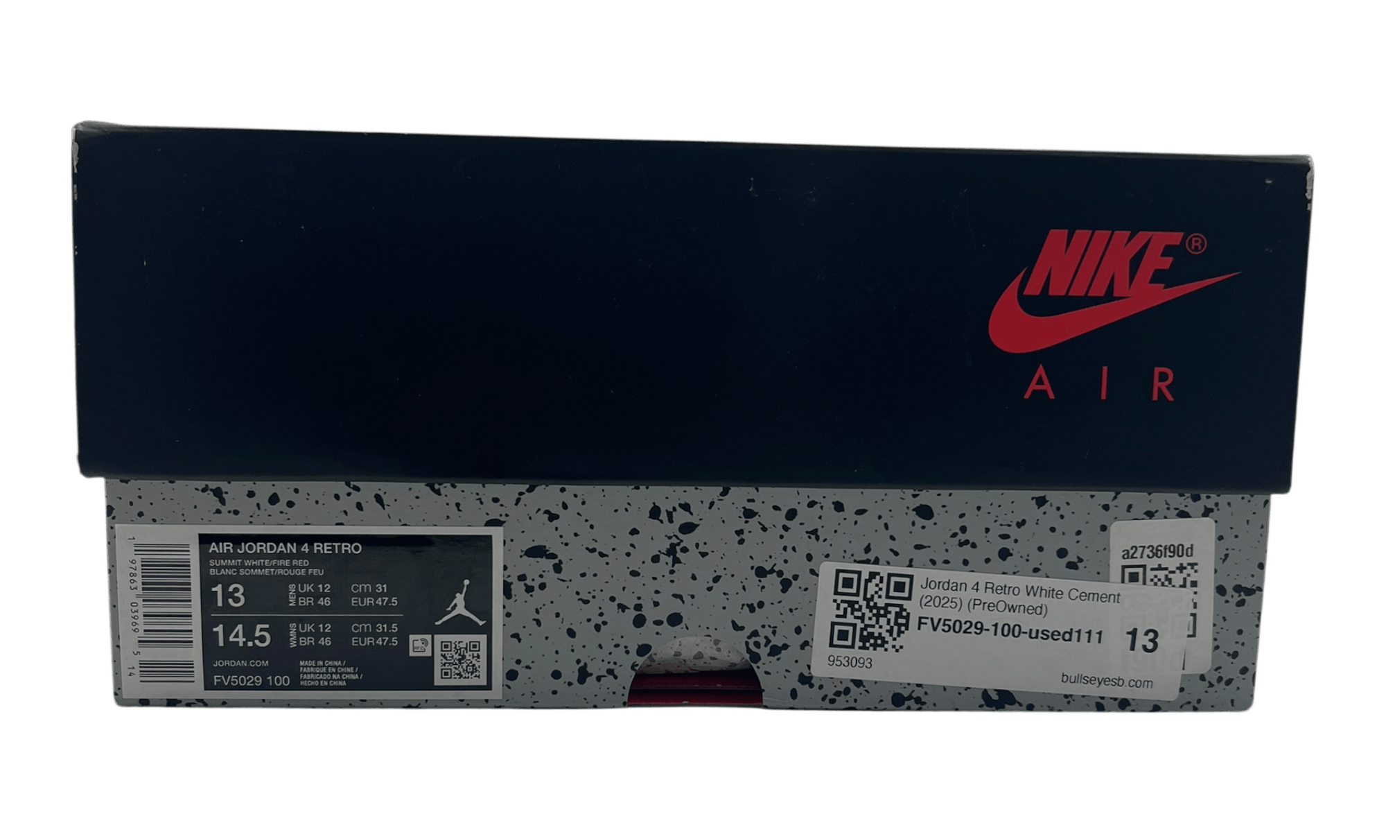 Jordan Brand Jordan 4 Retro White Cement (2025) (PreOwned) Size US 14 / EU 47 - 7 Thumbnail